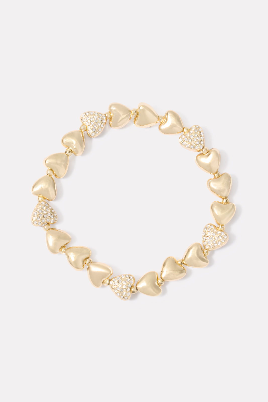 Pave Heart Bracelet