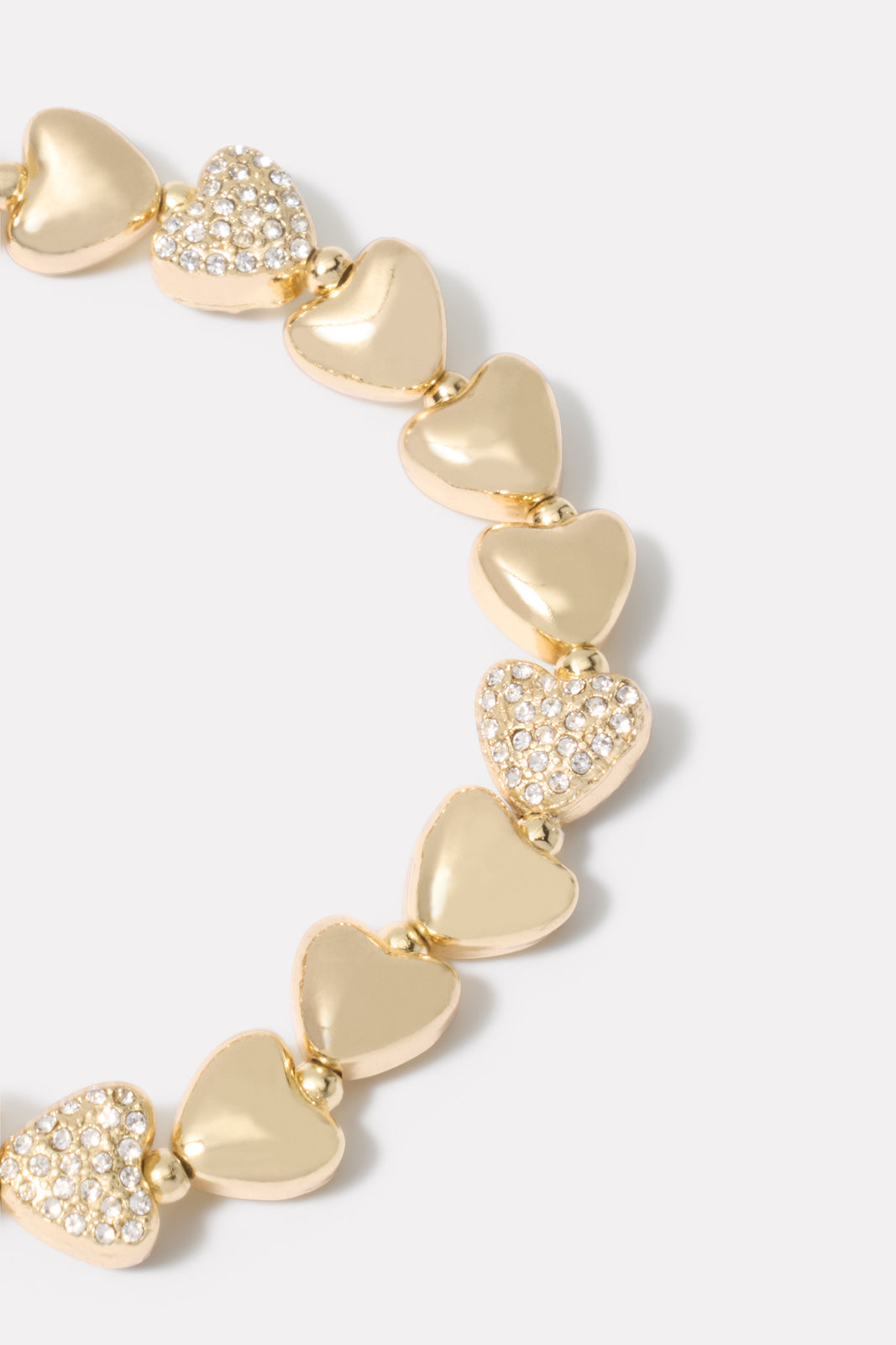 Pave Heart Bracelet