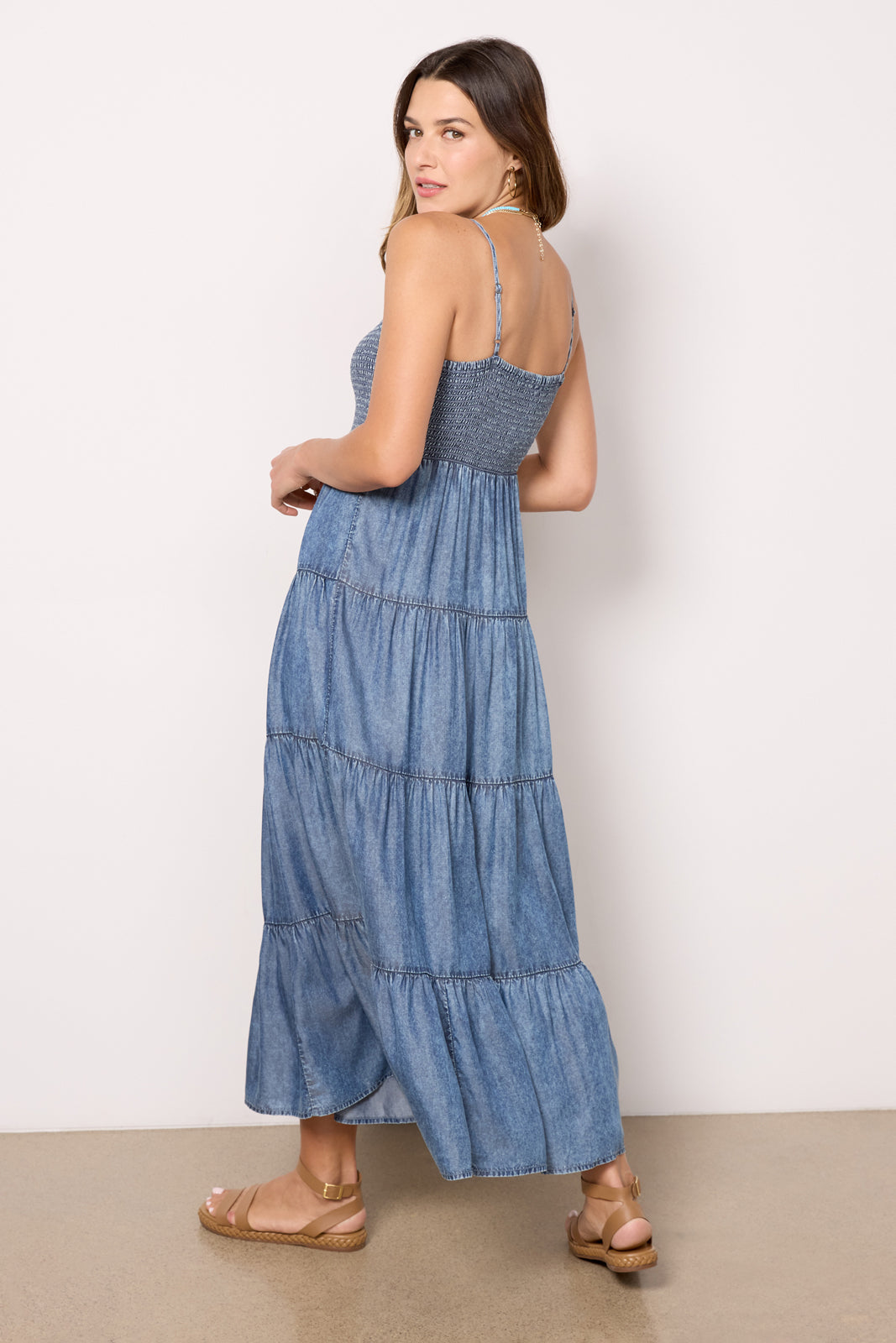 Balos Chambray Midi Dress