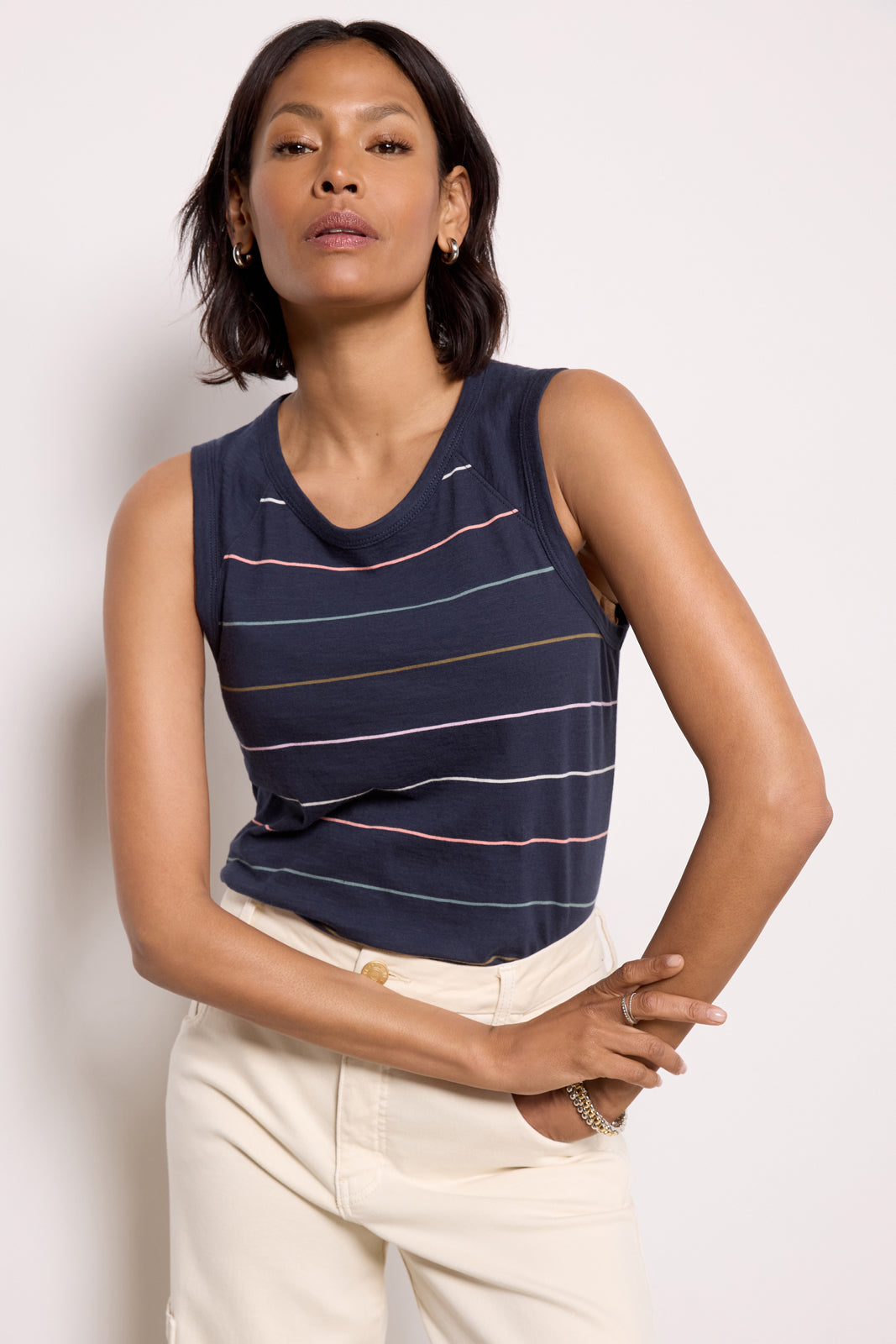 Emily Multi Stripe Tank