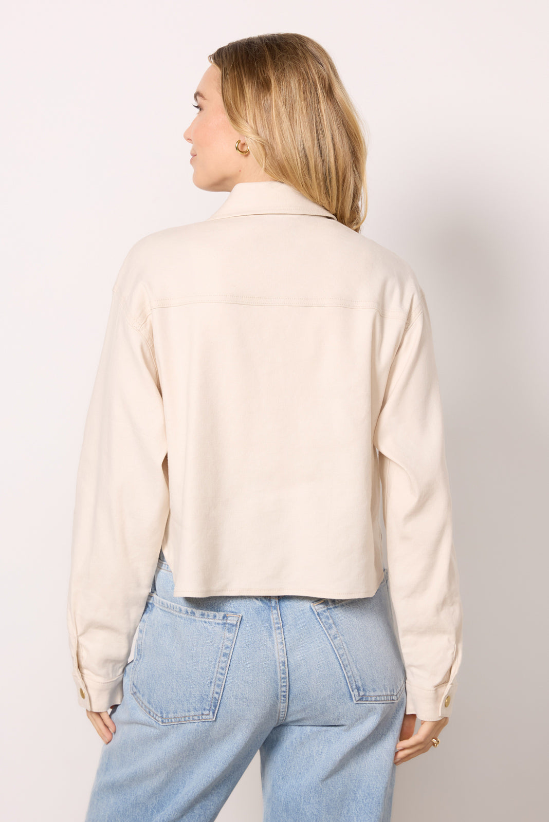 Frankie Stretch Linen Shacket