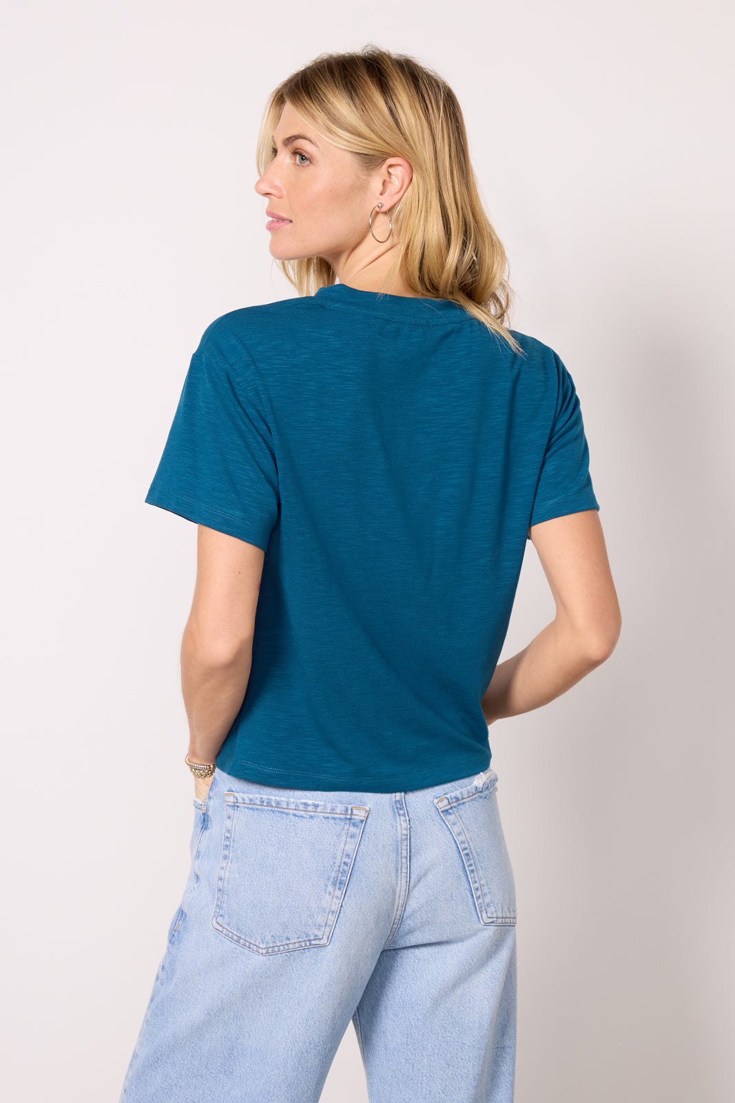 Layla Knot Front V Neck