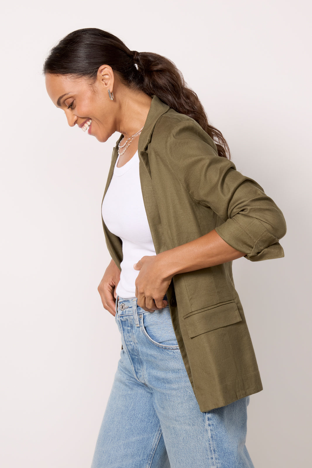 Perry Linen Blazer