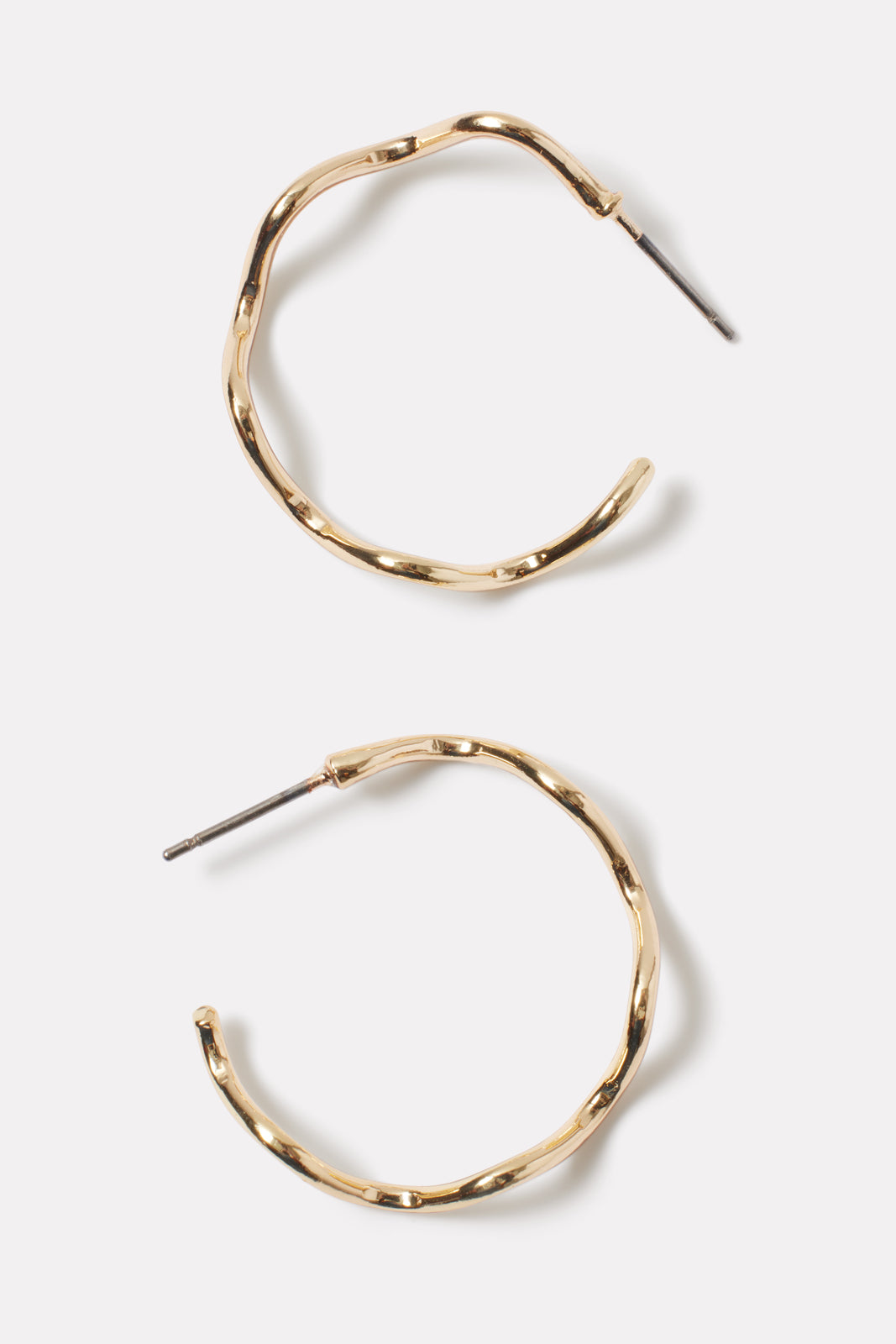 Evvie Squiggle Hoop Earrings