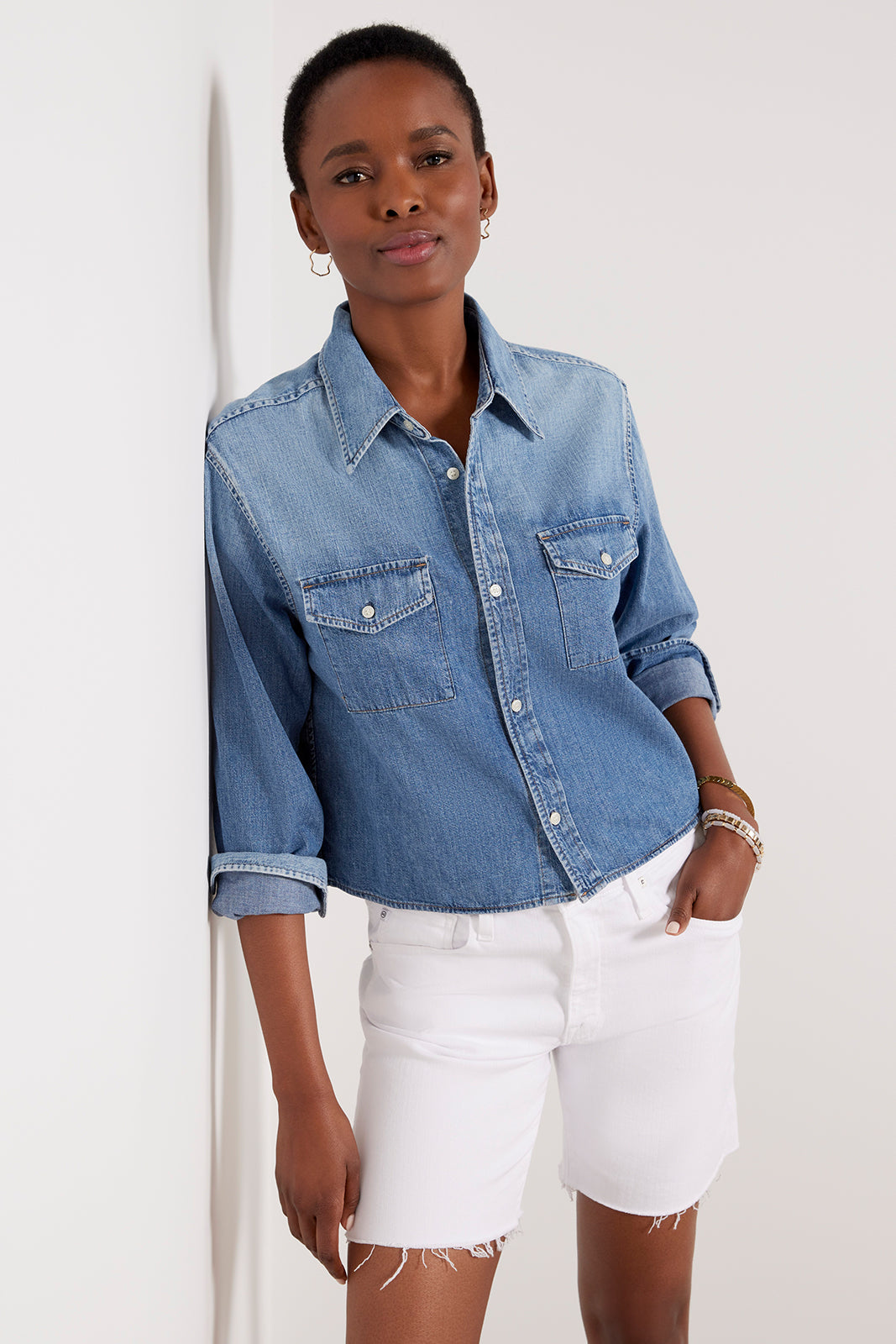 Baby Shay Cropped Shirt