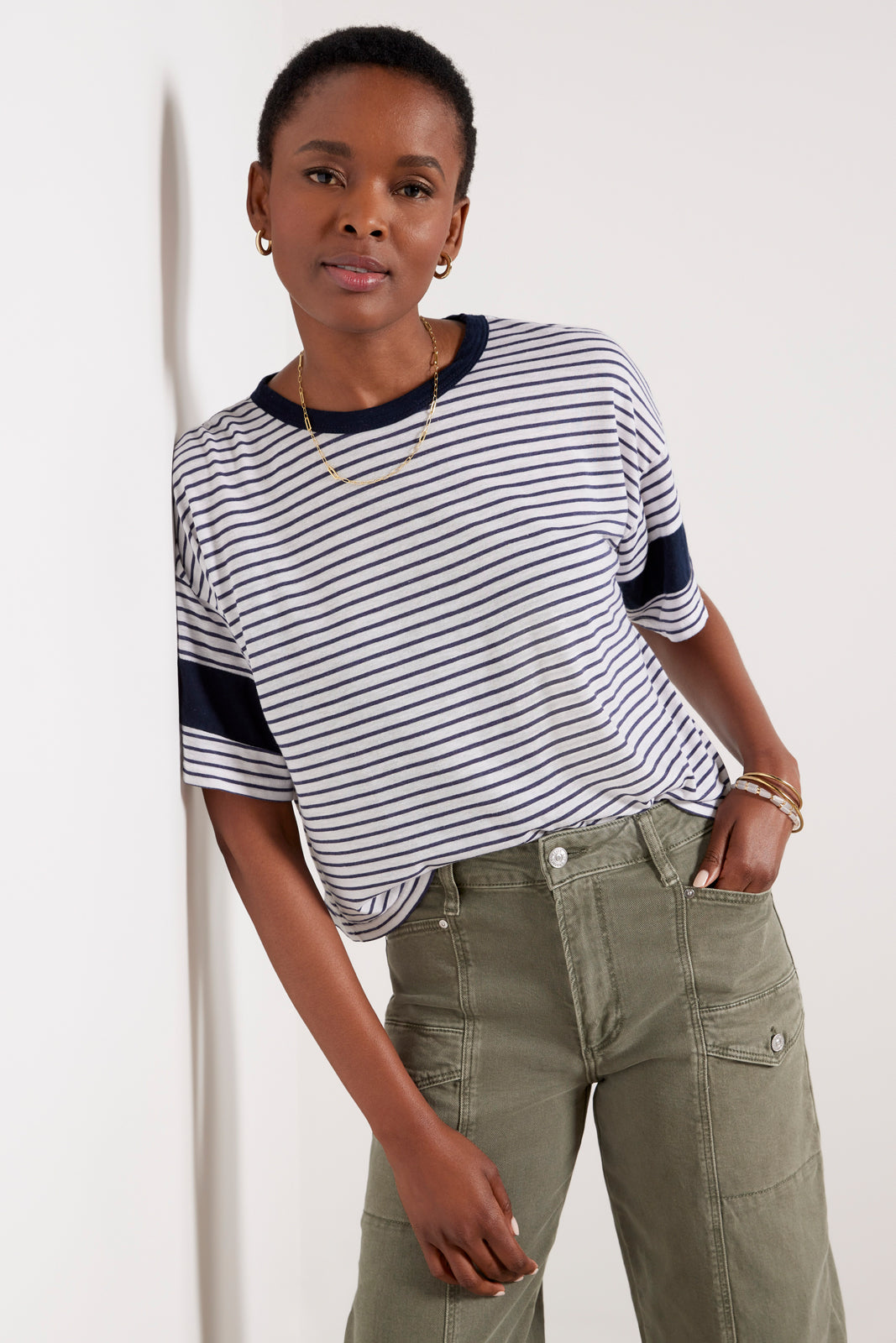 Stripe Blocked Tee