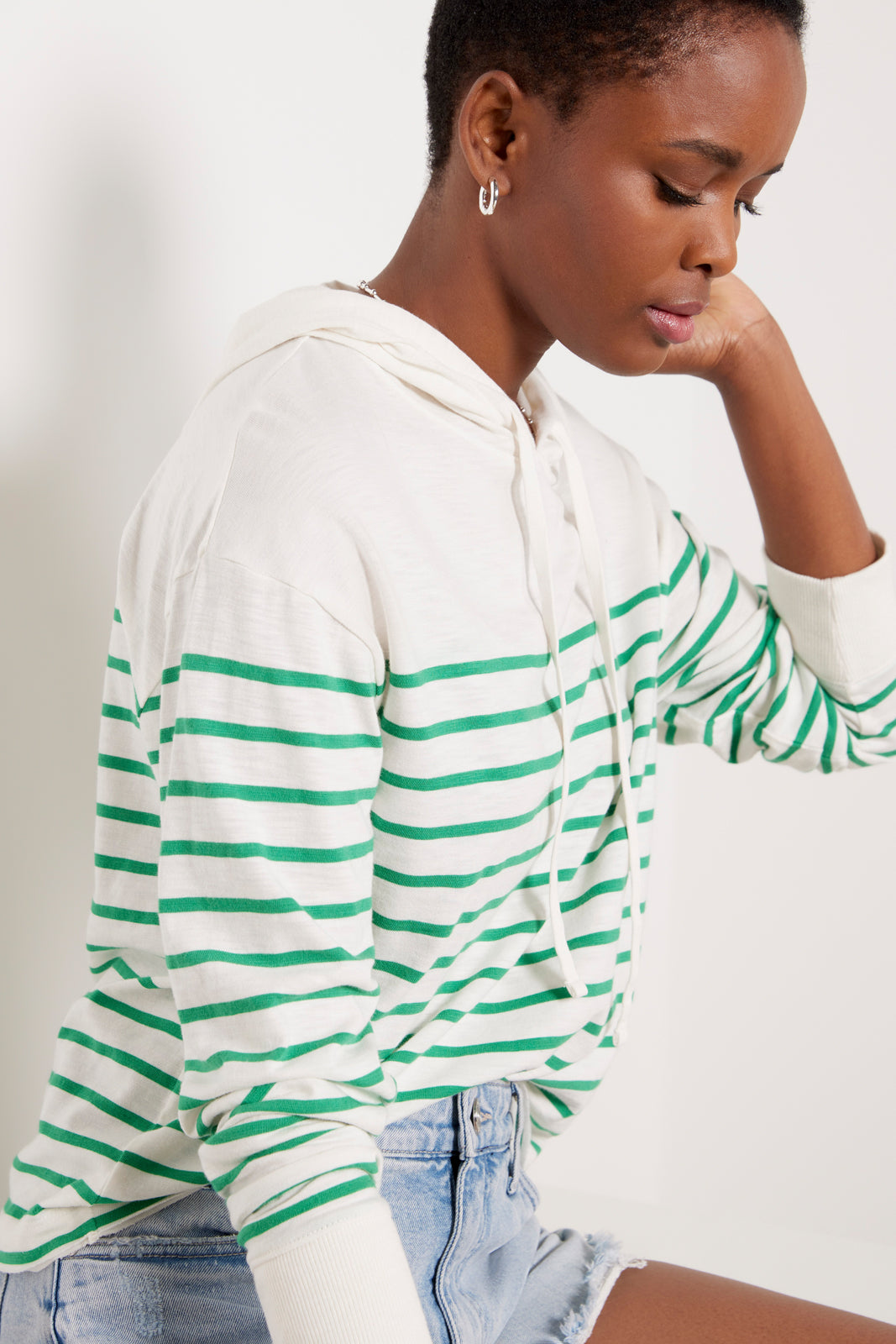 Libbie Stripe Hoodie