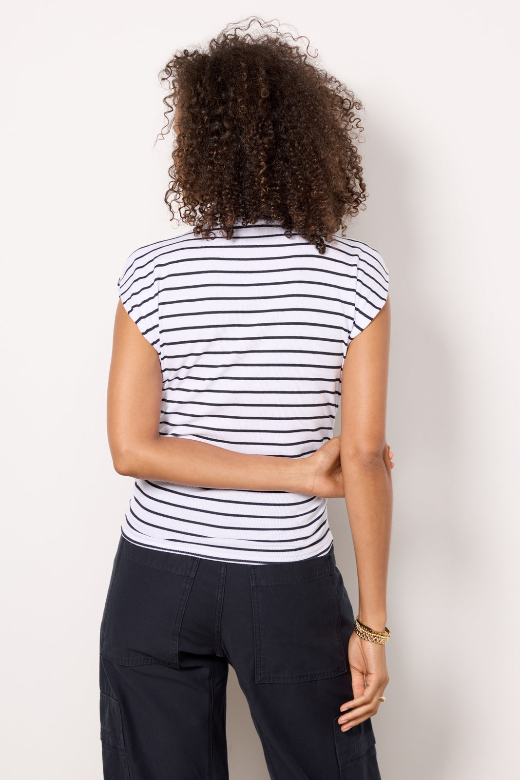 Amara Stripe Rib Top