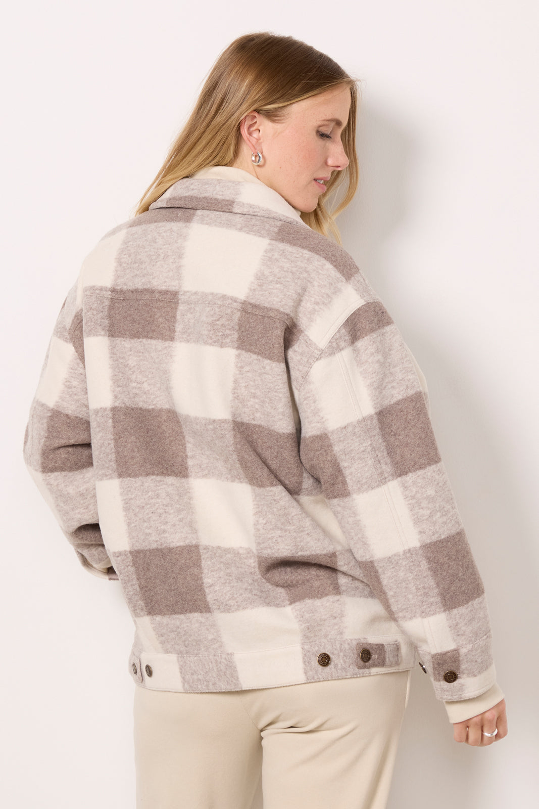 Preston Knit Plaid Jacket