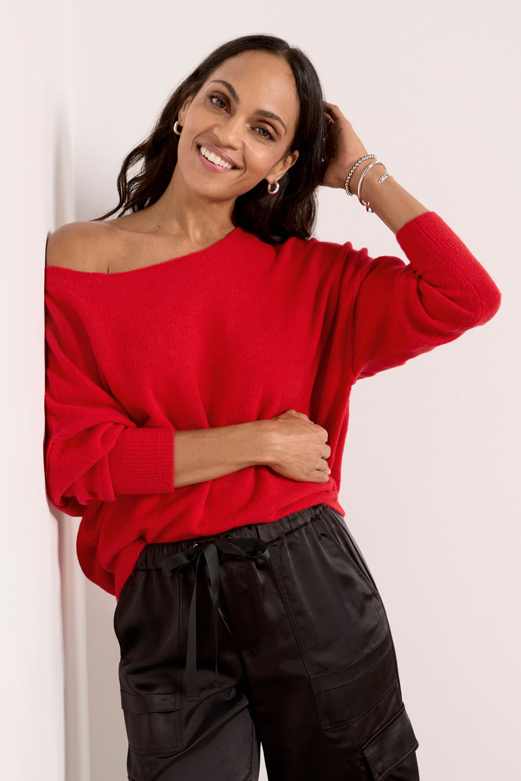 Jessie Off Shoulder Pullover