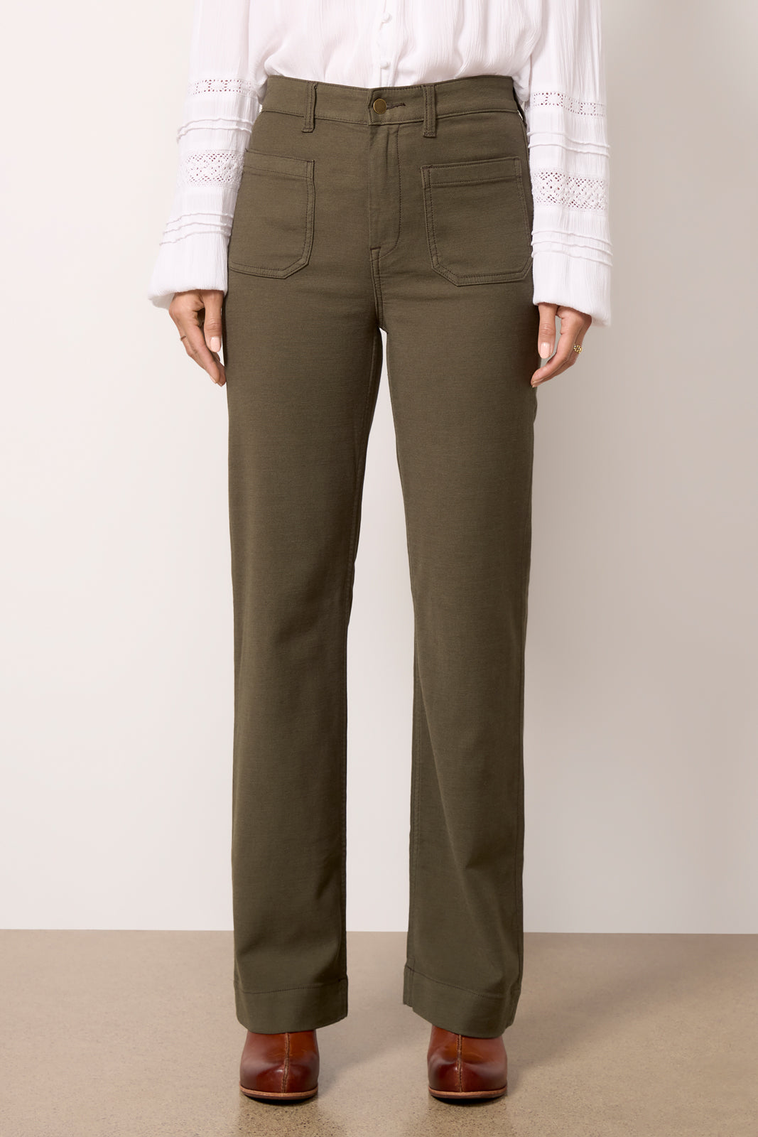 Stretch Terry Patch Pocket Pant