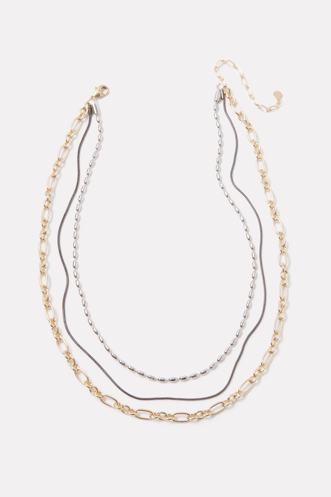 Mira Triple Chain Necklace