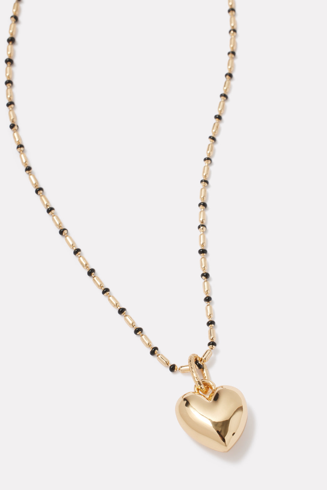 Norma Puffy Heart Necklace