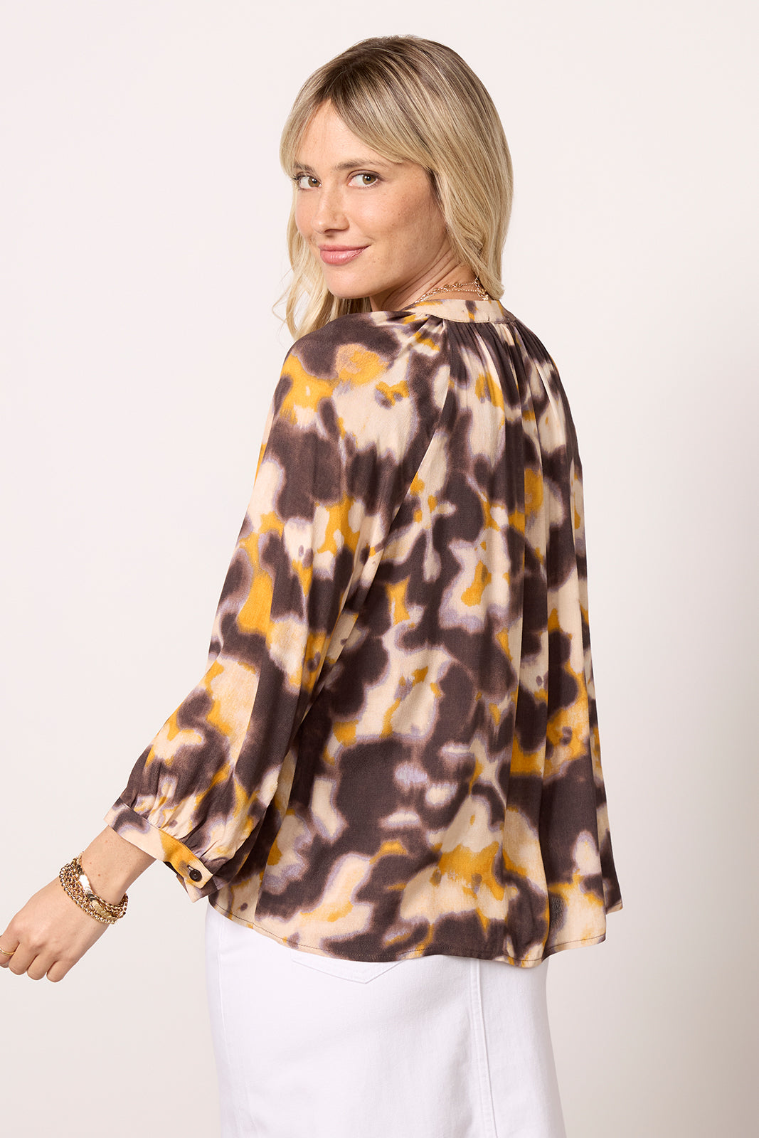 Annika Split Neck Popover