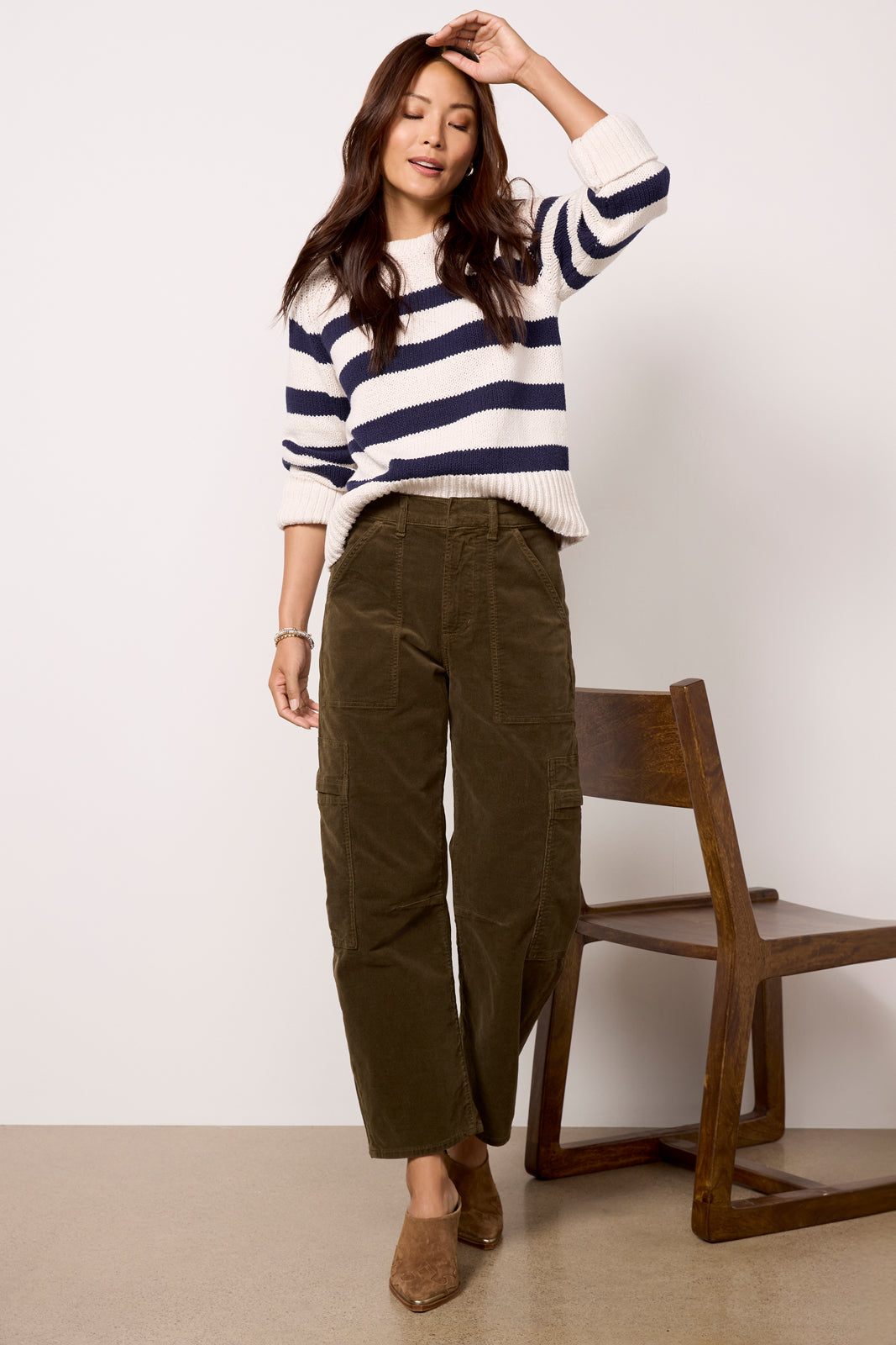 Marcelle Corduroy Cargo Pant