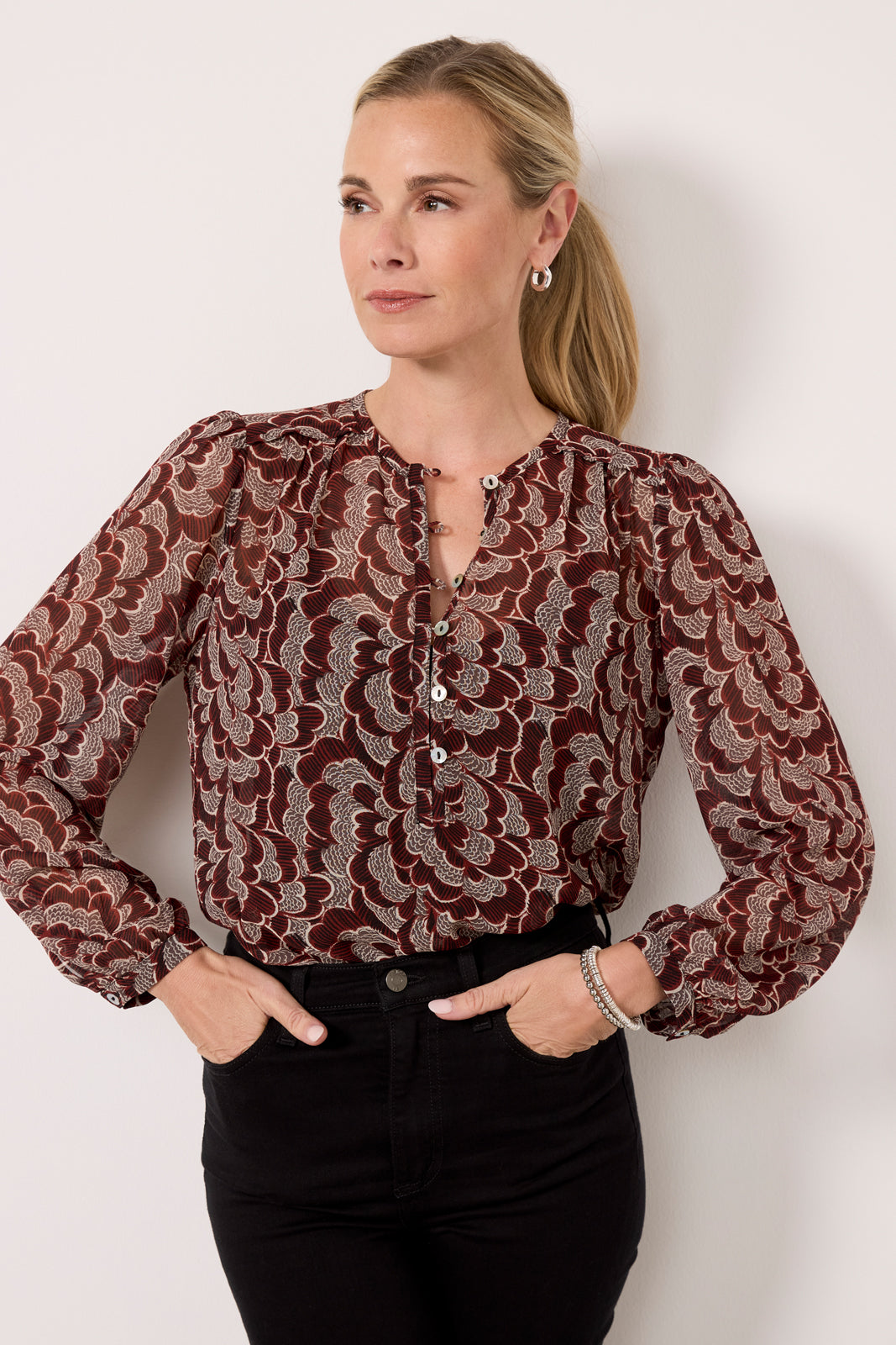 Alanna Chiffon Blouse