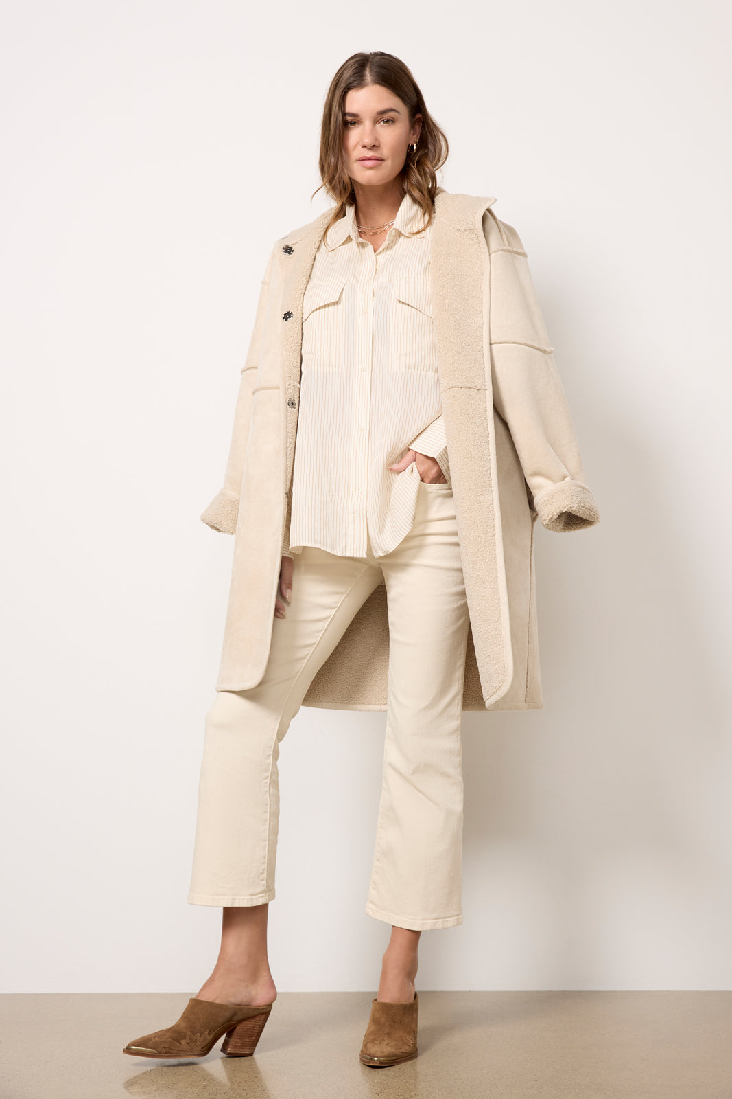 Cara Sherpa Coat