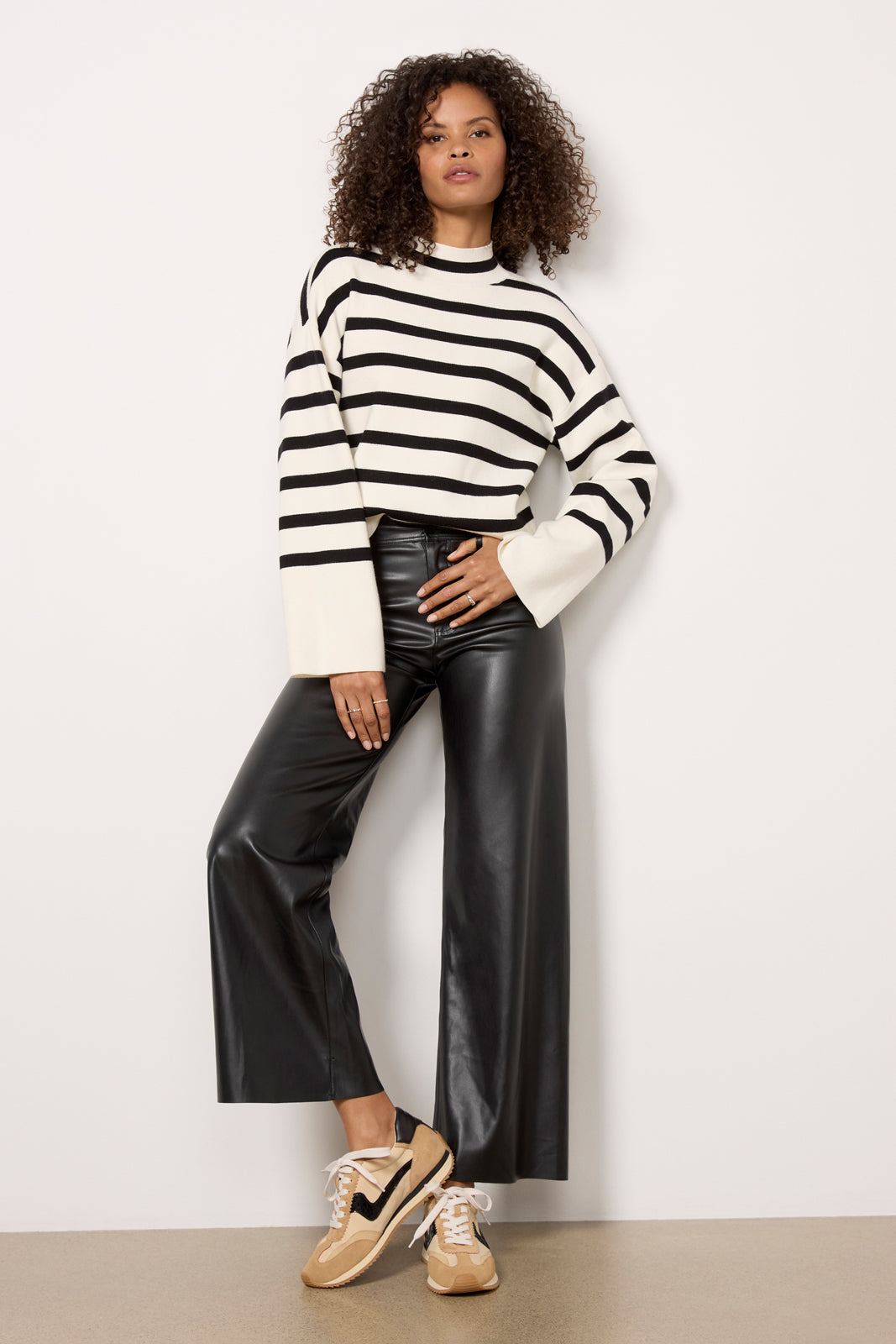 RILYNN FAUX LEATHER PANT