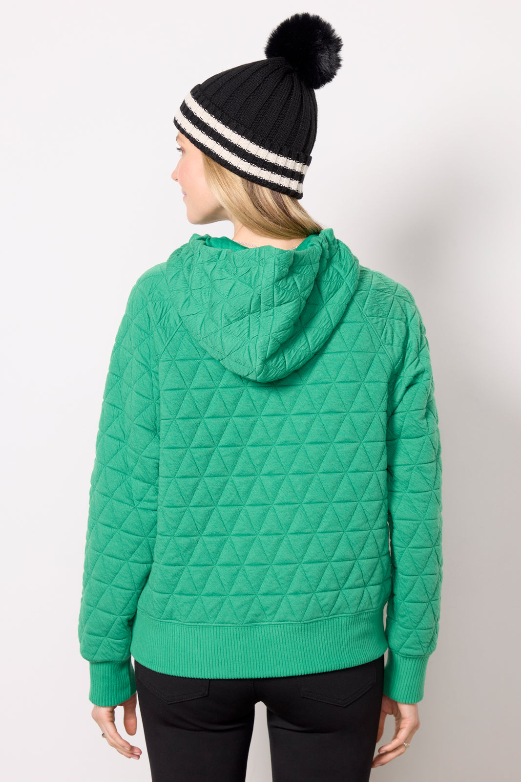 Lindsay Quilted Hoodie