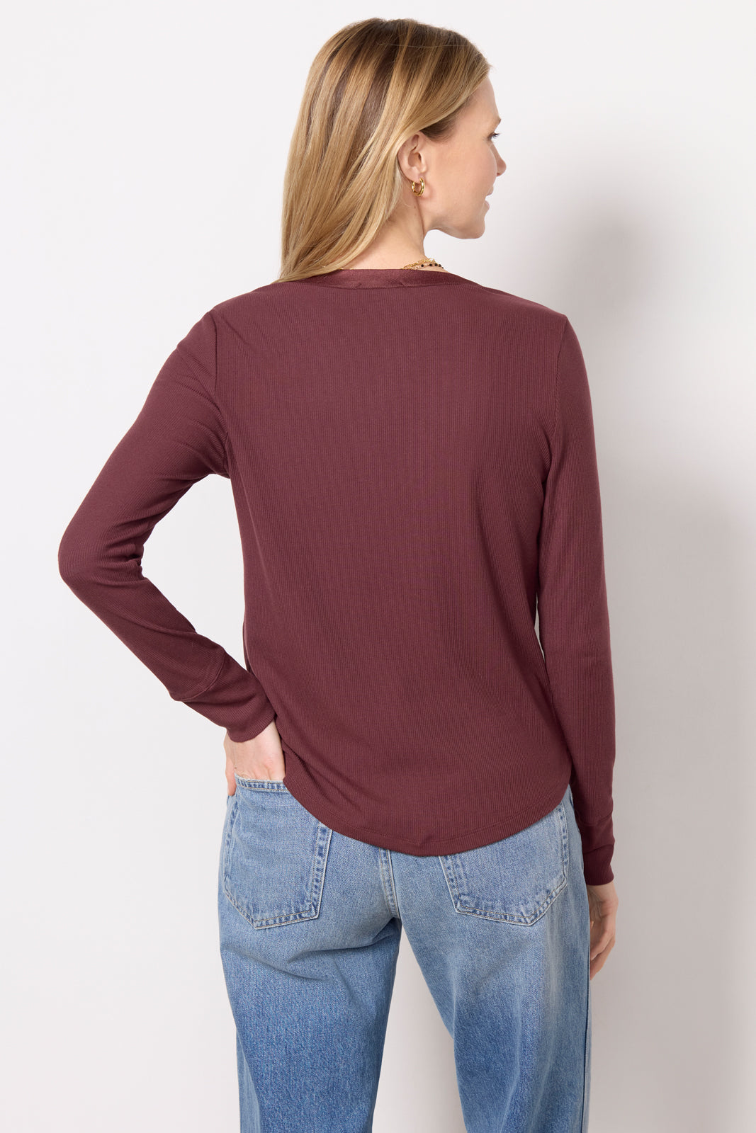 Beau Split Neck Tee