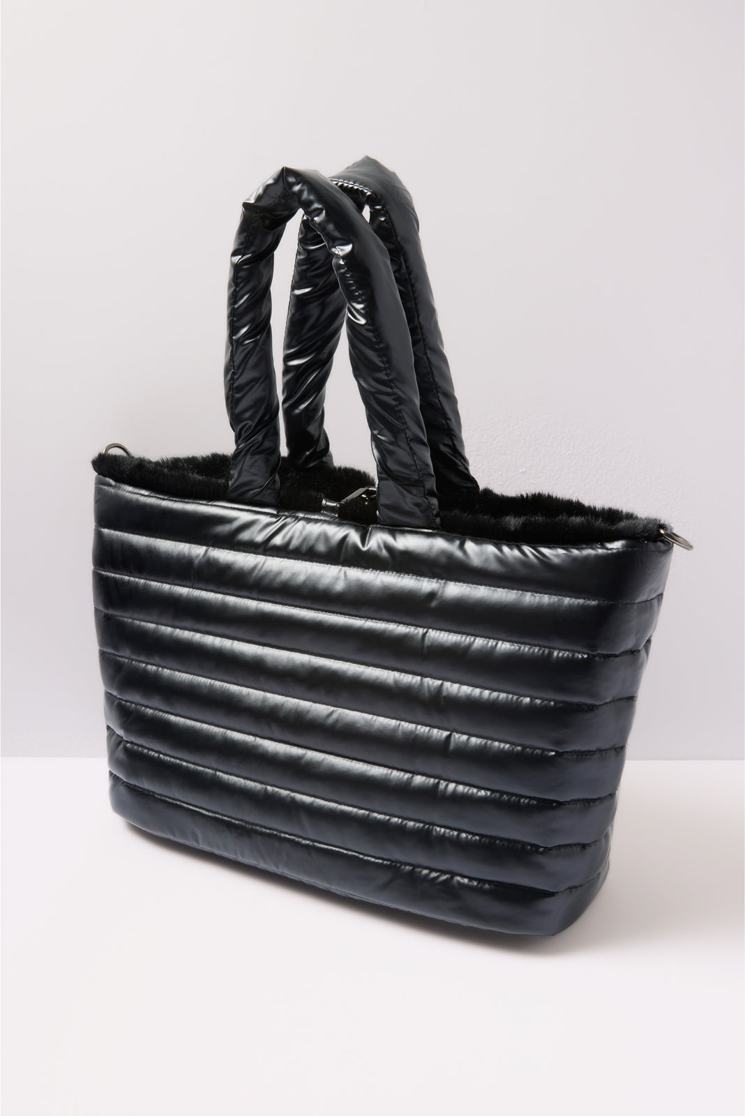 Duplex Reversible Fur Tote