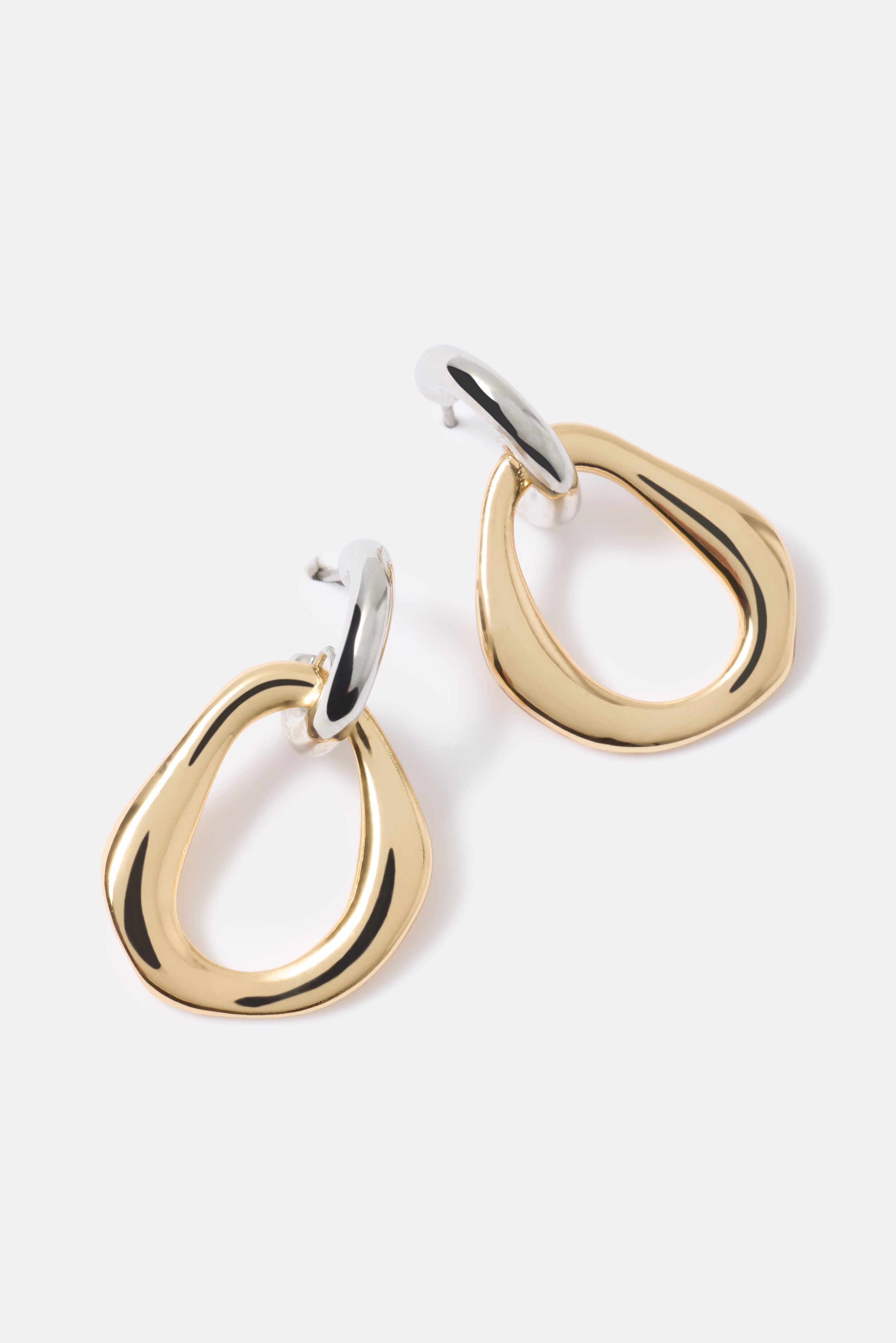 Landry Two Tone Earring