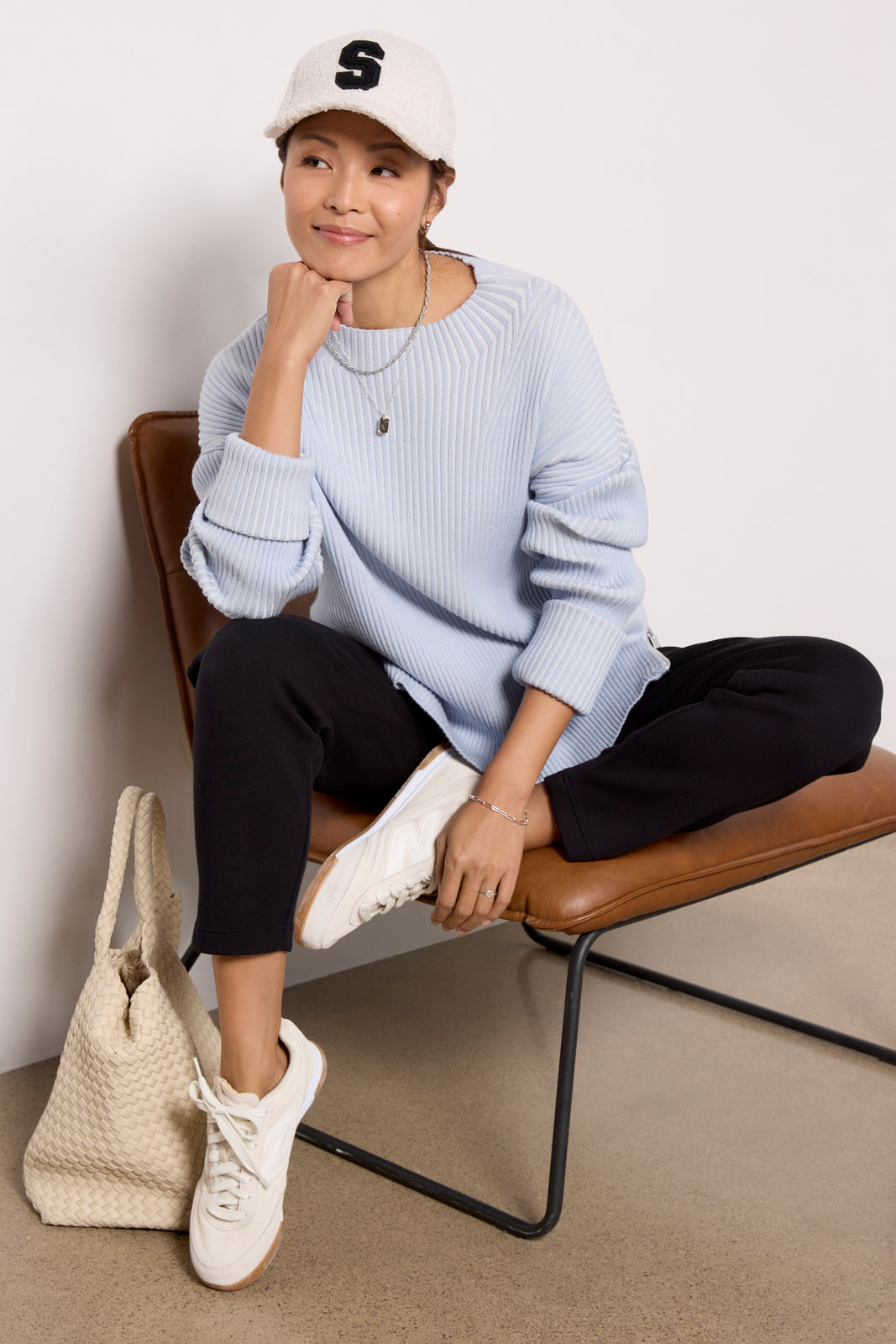 Kingsley Mock Neck Knit