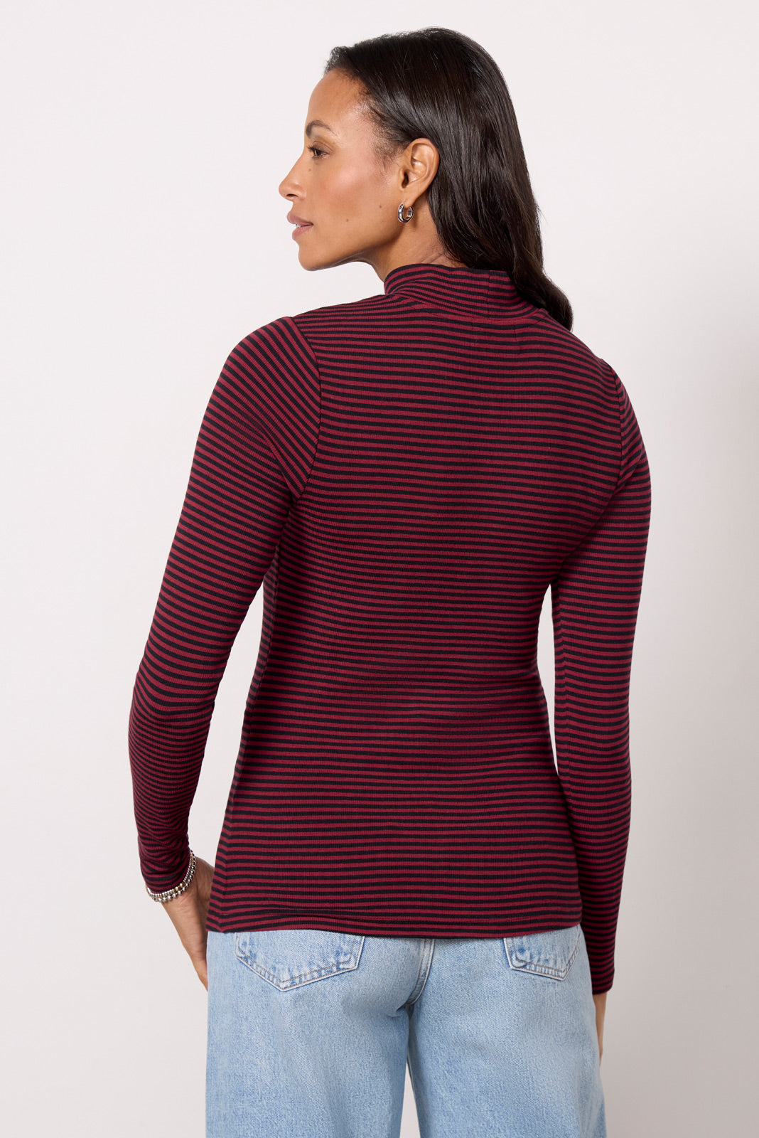 Kody Stripe Turtleneck