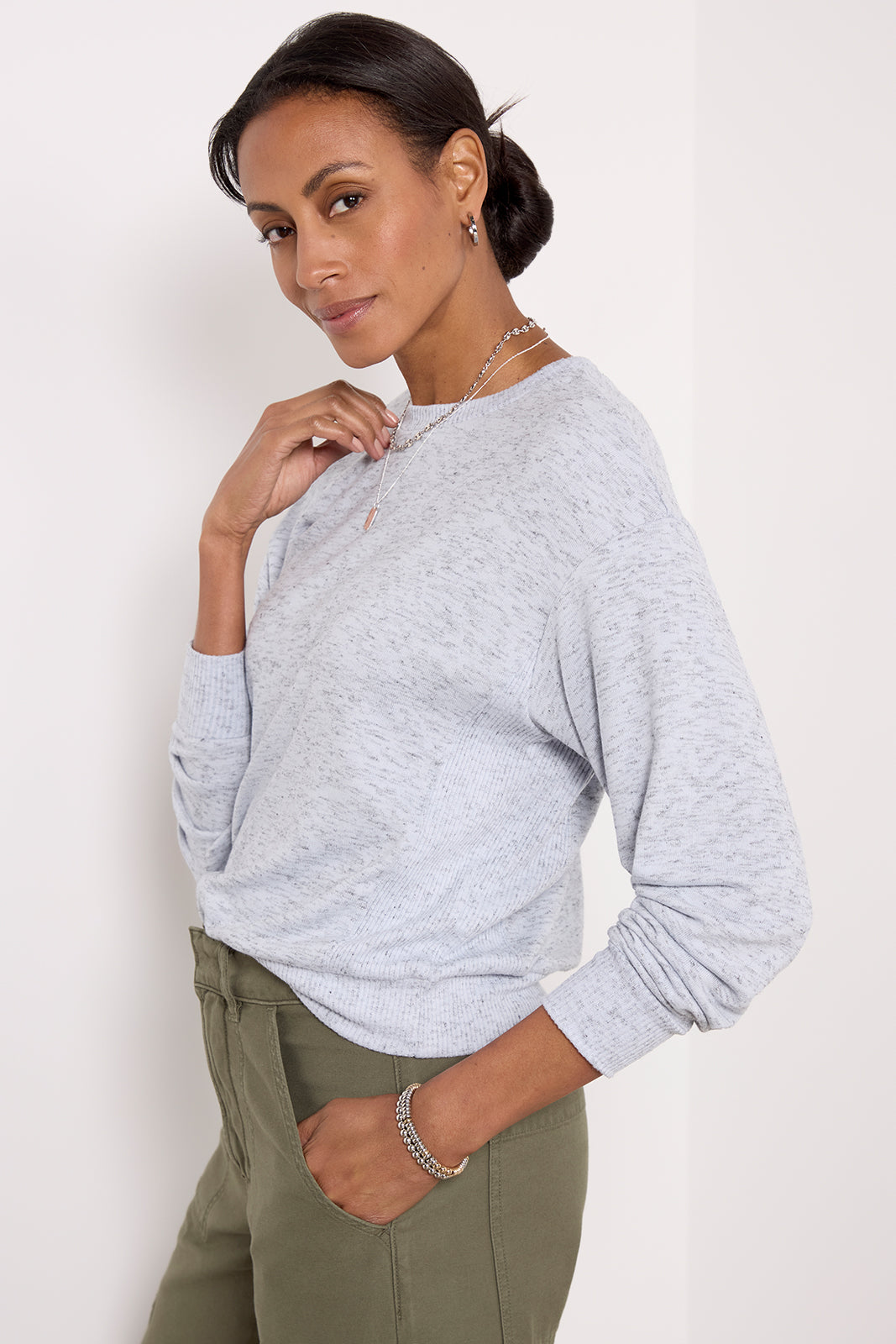 Gigi Brushed Pullover