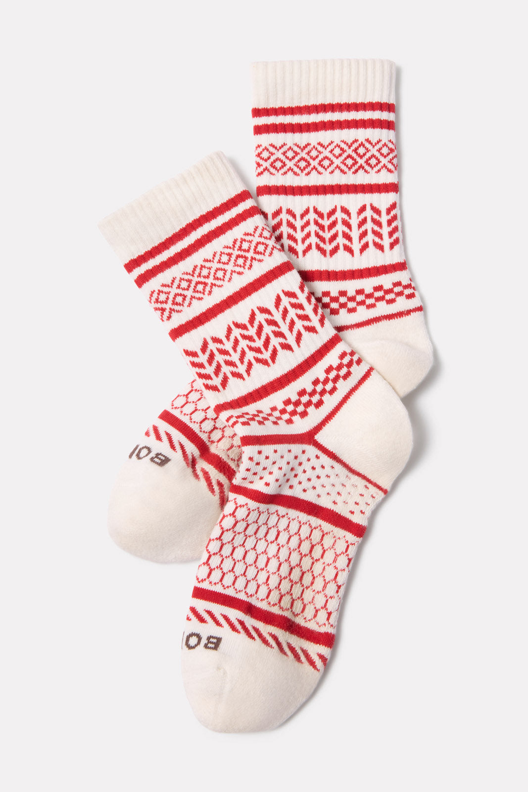 Checkered Fairisle Half Calf