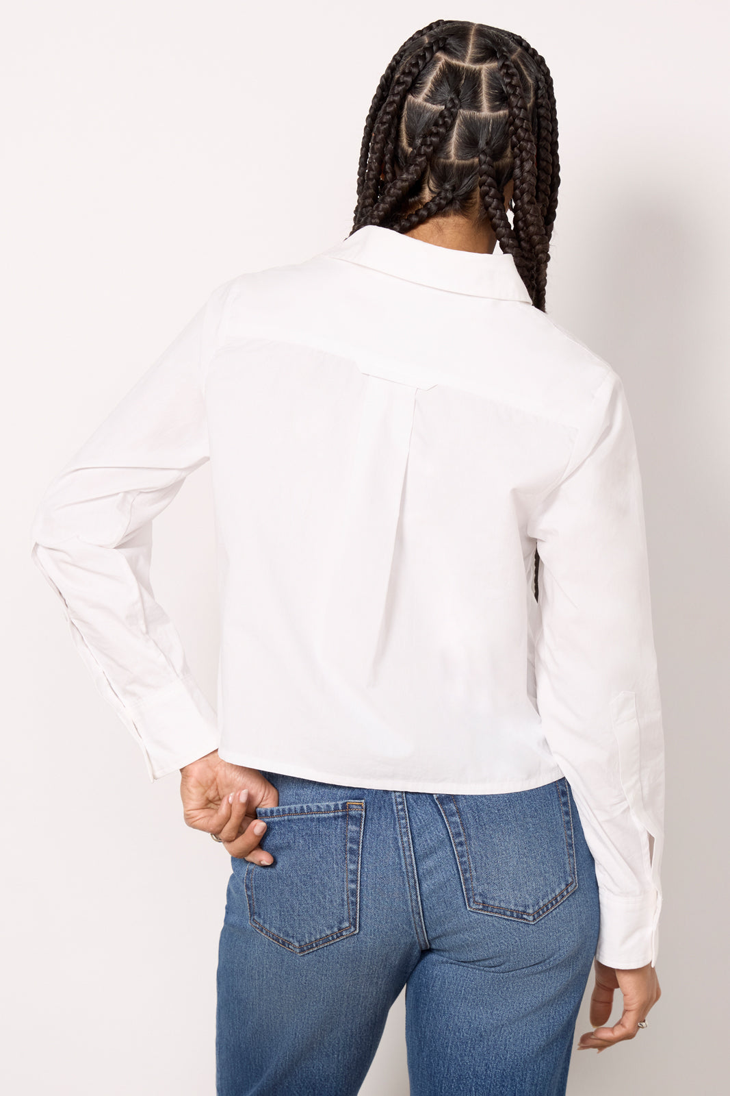 Fino Boxy Cropped Shirt