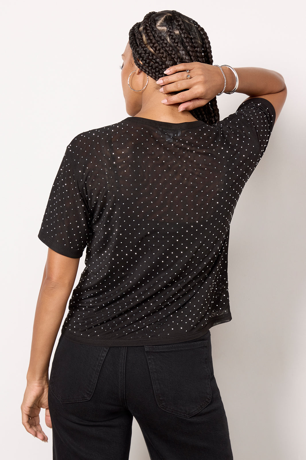 Teagan Mesh Stud Top