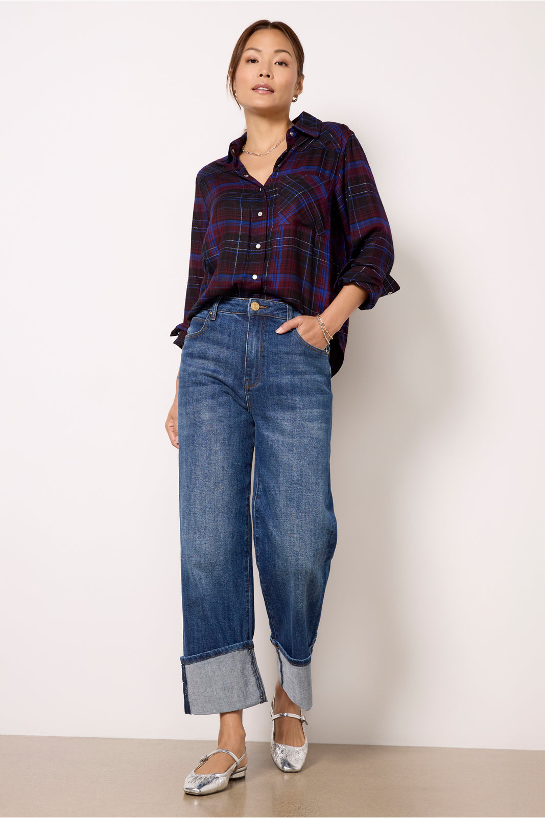 Zuri Plaid Button Down