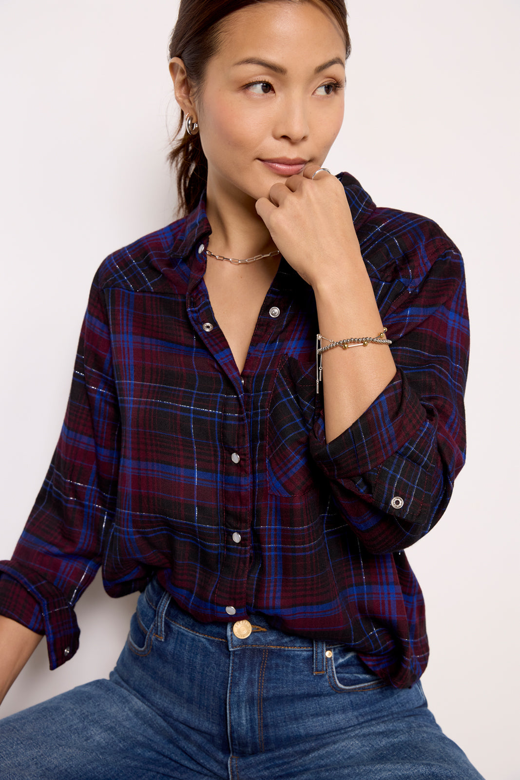 Zuri Plaid Button Down