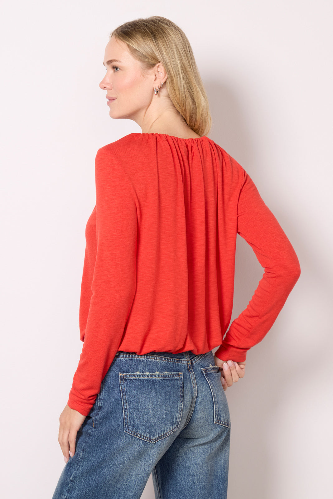 Beth Long Sleeve Bubble Top