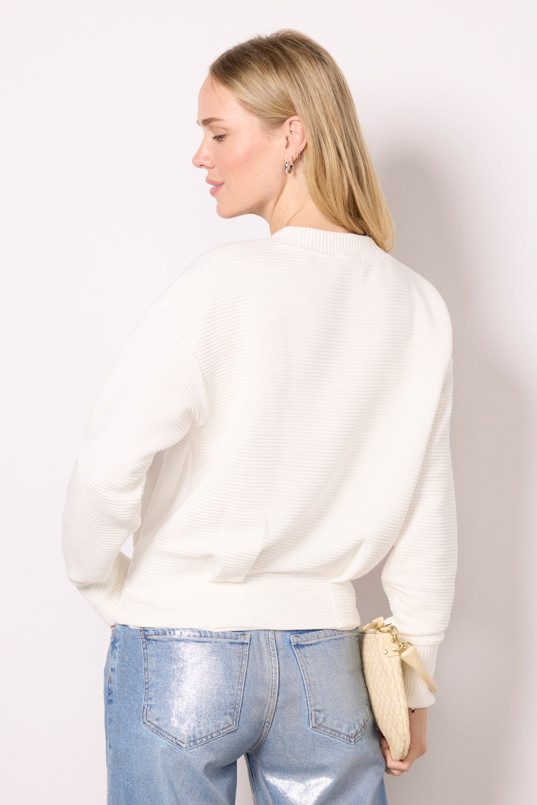 Brynn V Neck Ottoman Top