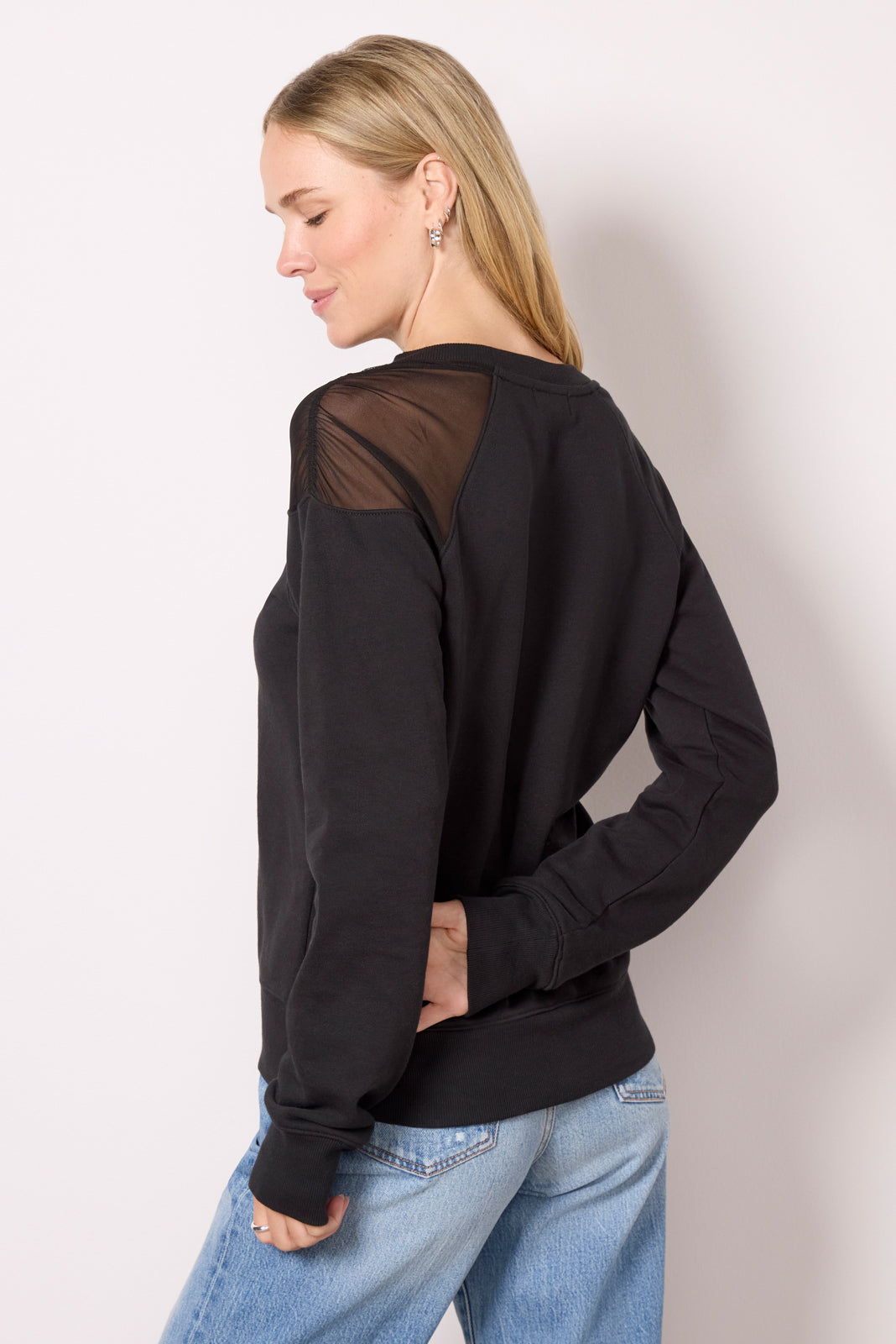 Hollis Mesh Inset Sweatshirt