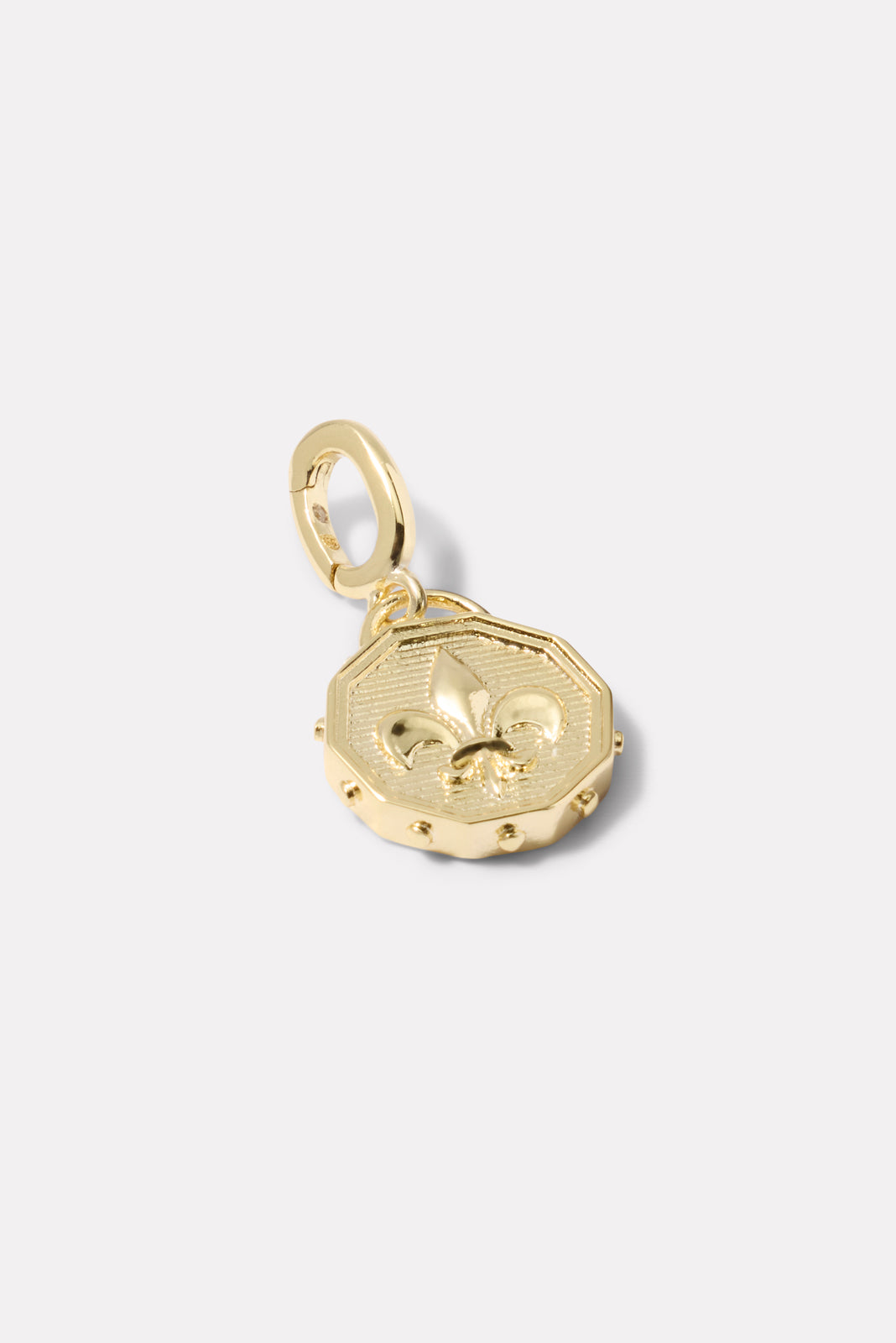 Fleur De Lis Coin Charm