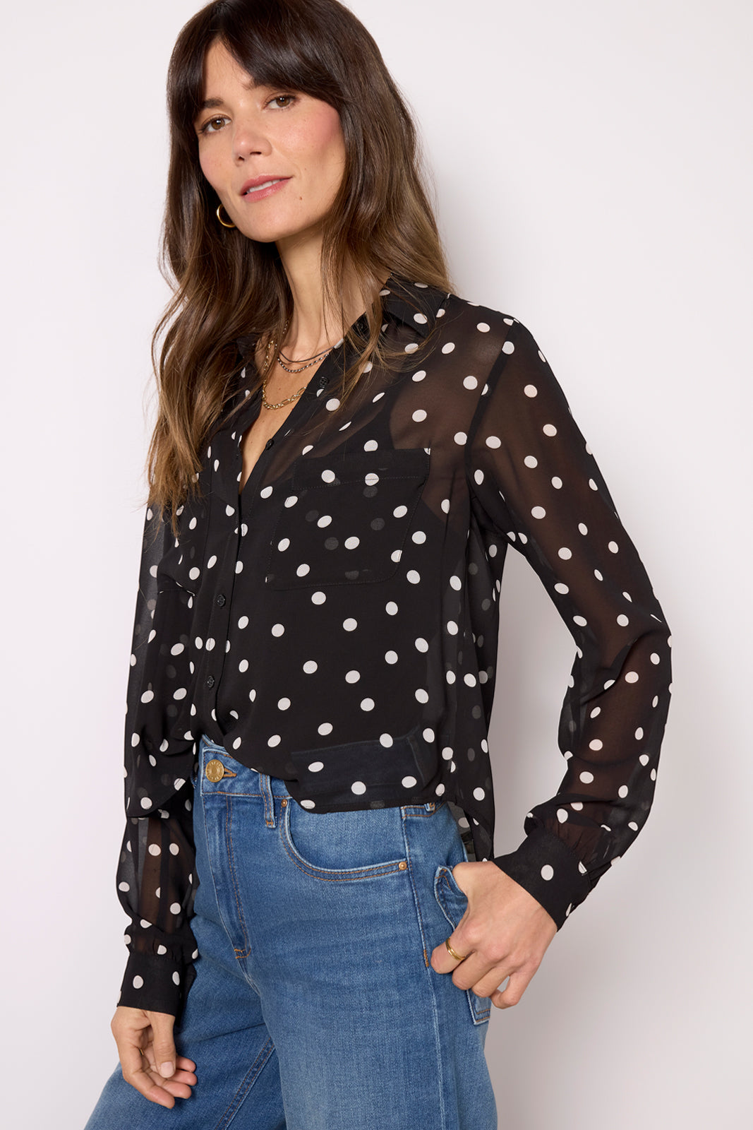 Vivienne Polka Dot Blouse