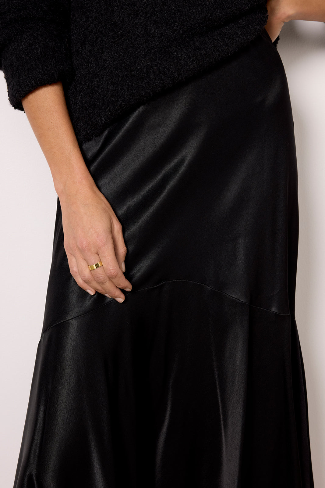 Edwina Satin Skirt