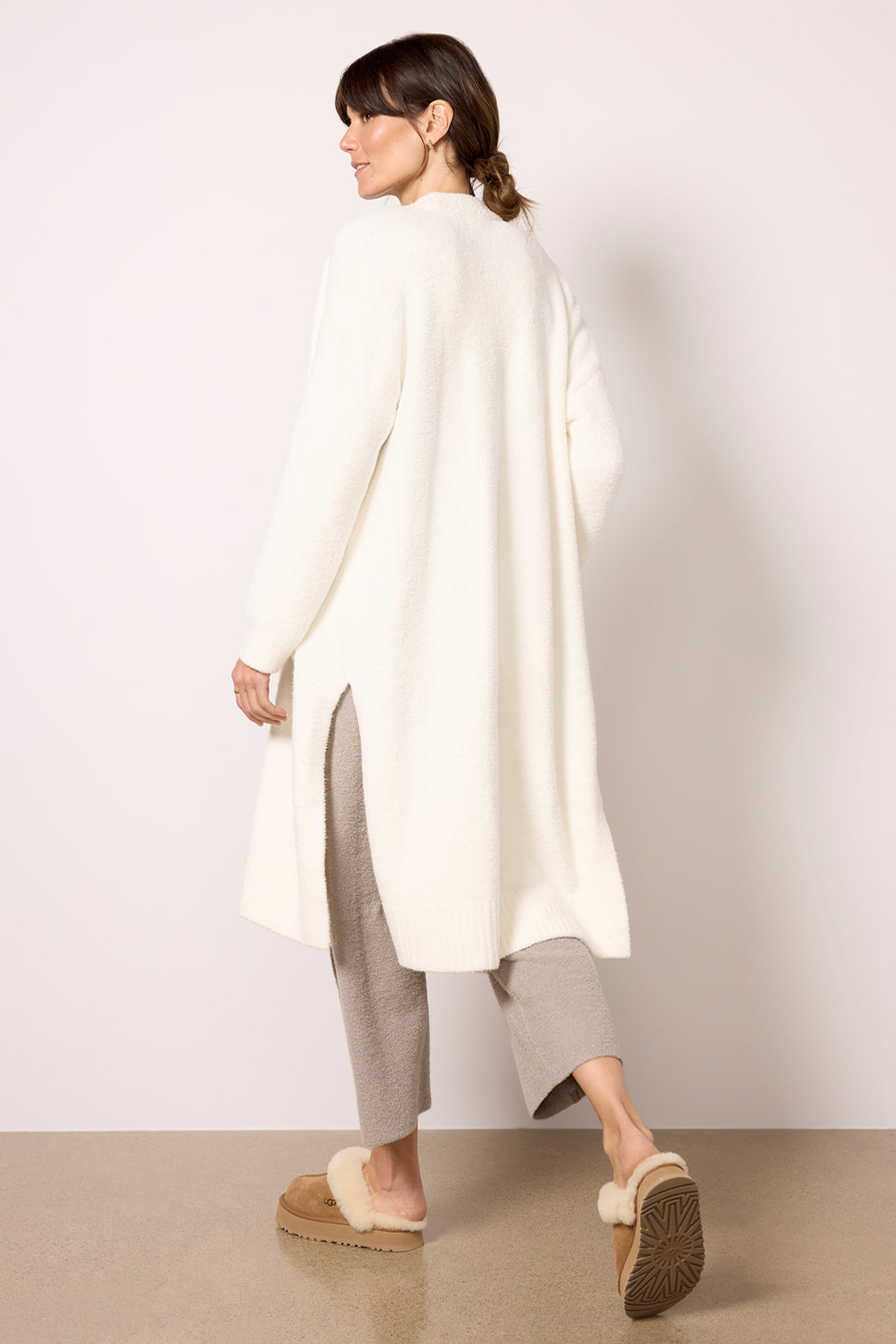 CozyChic Luxe High Slit Cardigan