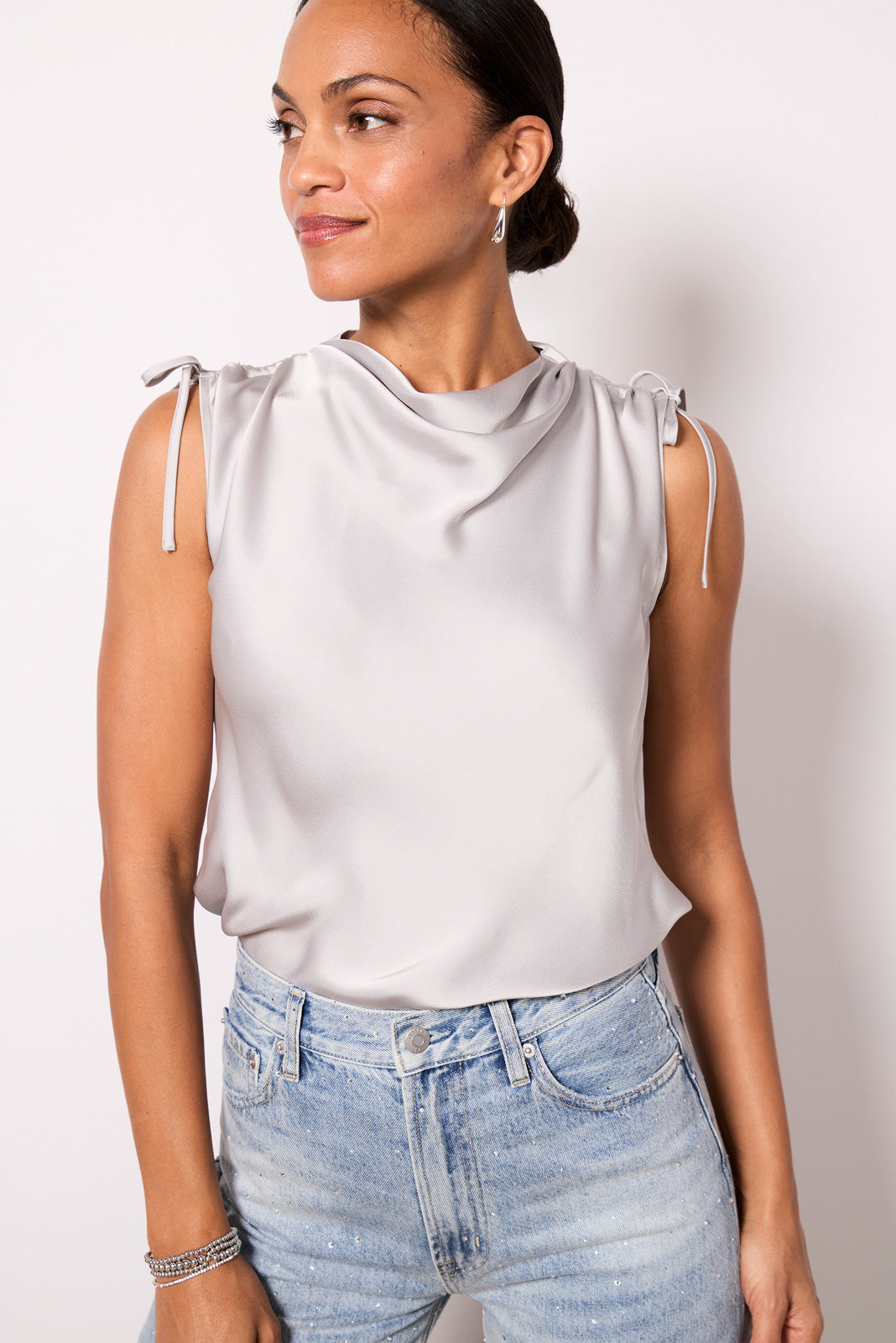 Saylor Tie Shoulder Top