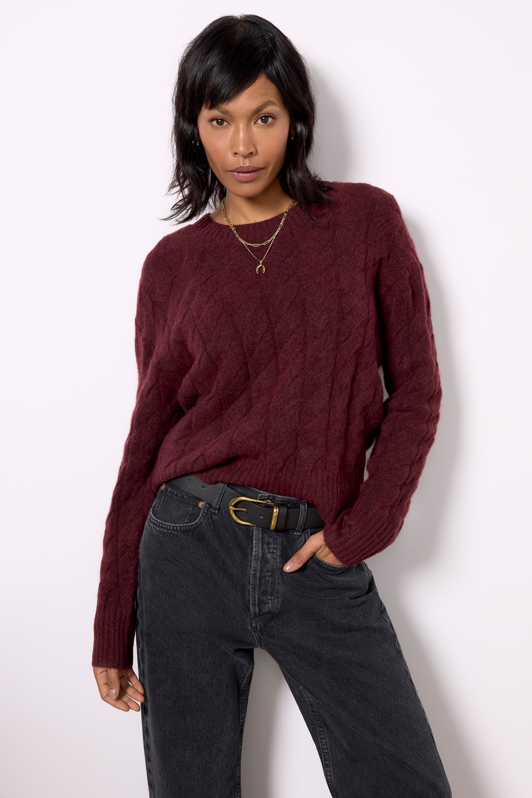 Renee Cable Pullover