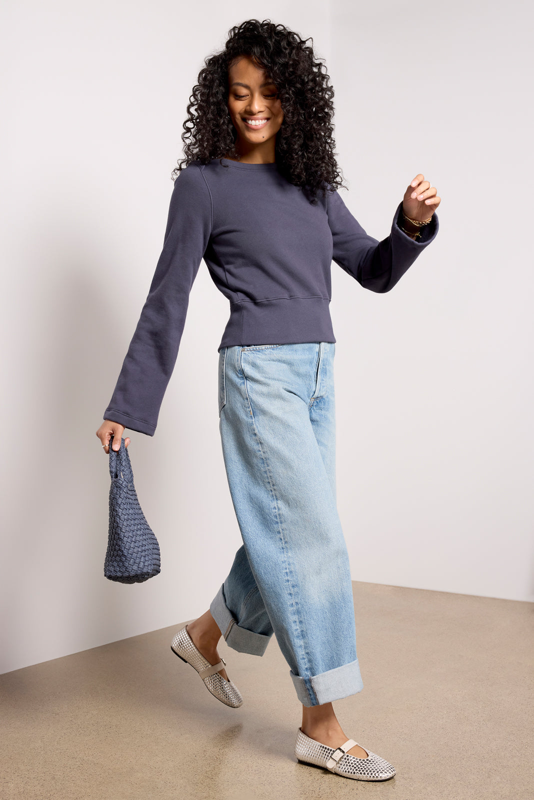 Darlene Envelope Neck Sweatshirt