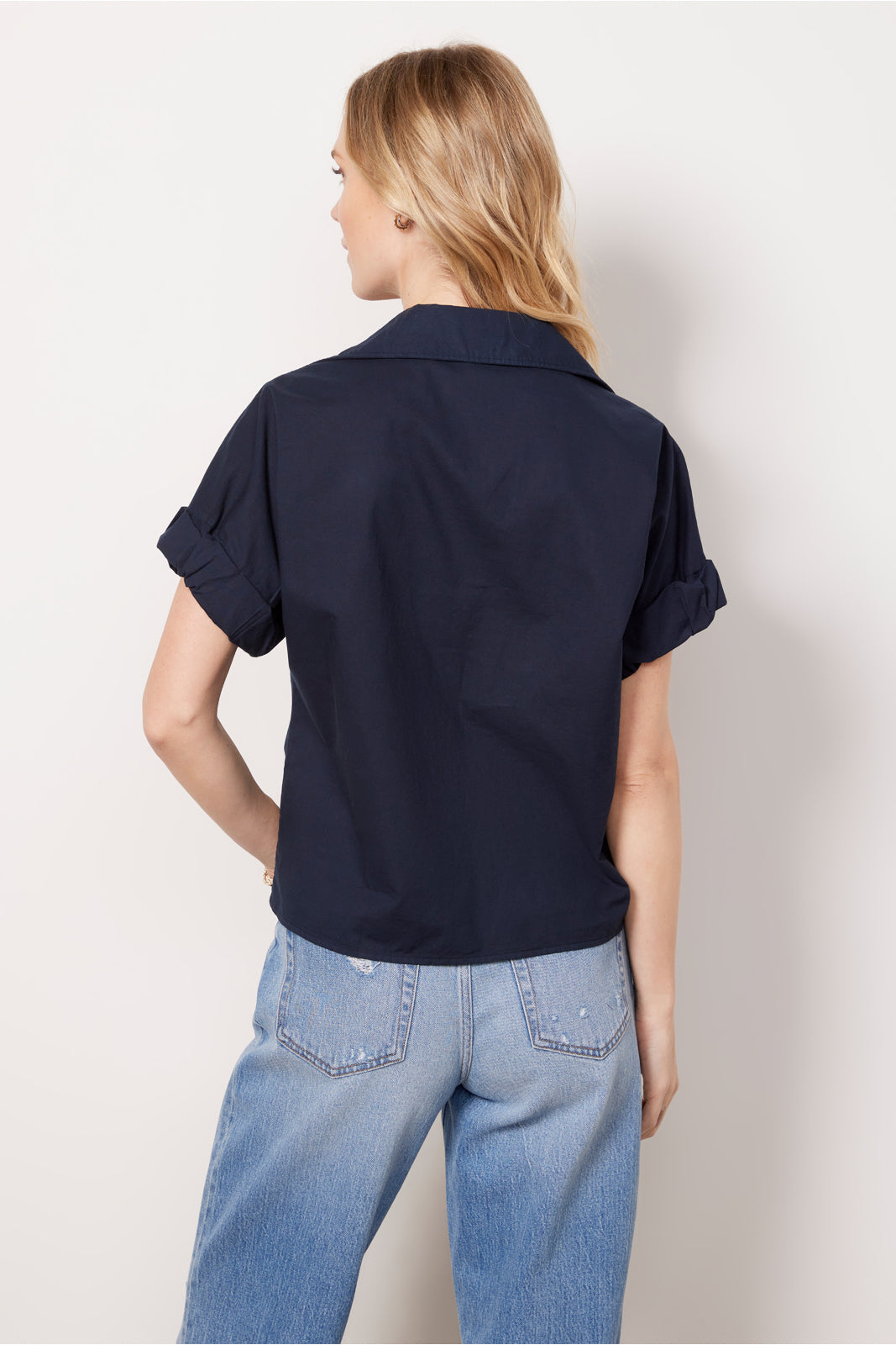 Voile Twist Front Shirt