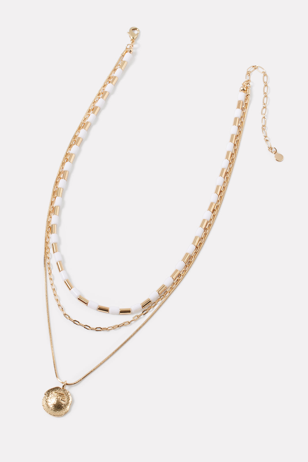 Tia Triple Strand Necklace