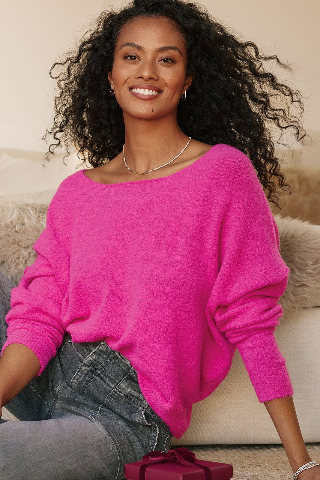 Jessie Off Shoulder Pullover