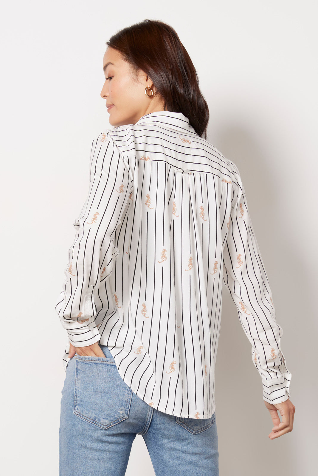 Kathryn Striped Tiger Shirt