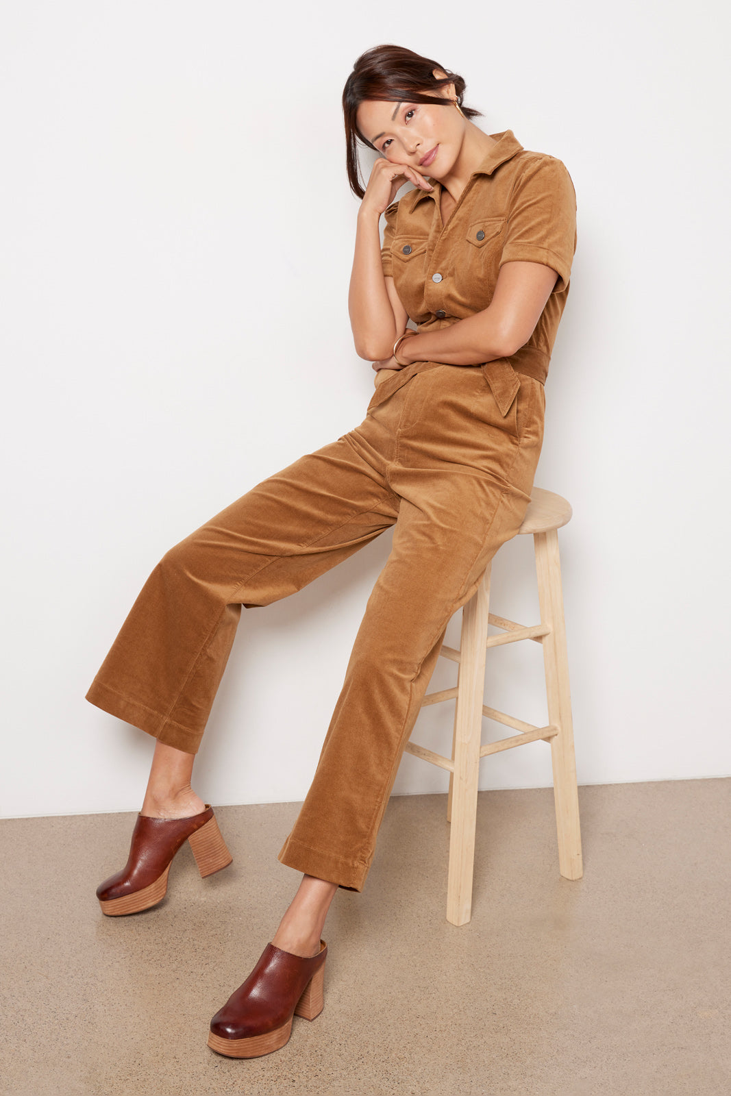 Anessa Short Sleeve Jumpsuit