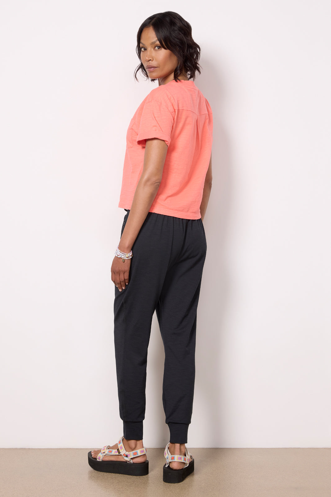 Heather Rib Street Jogger